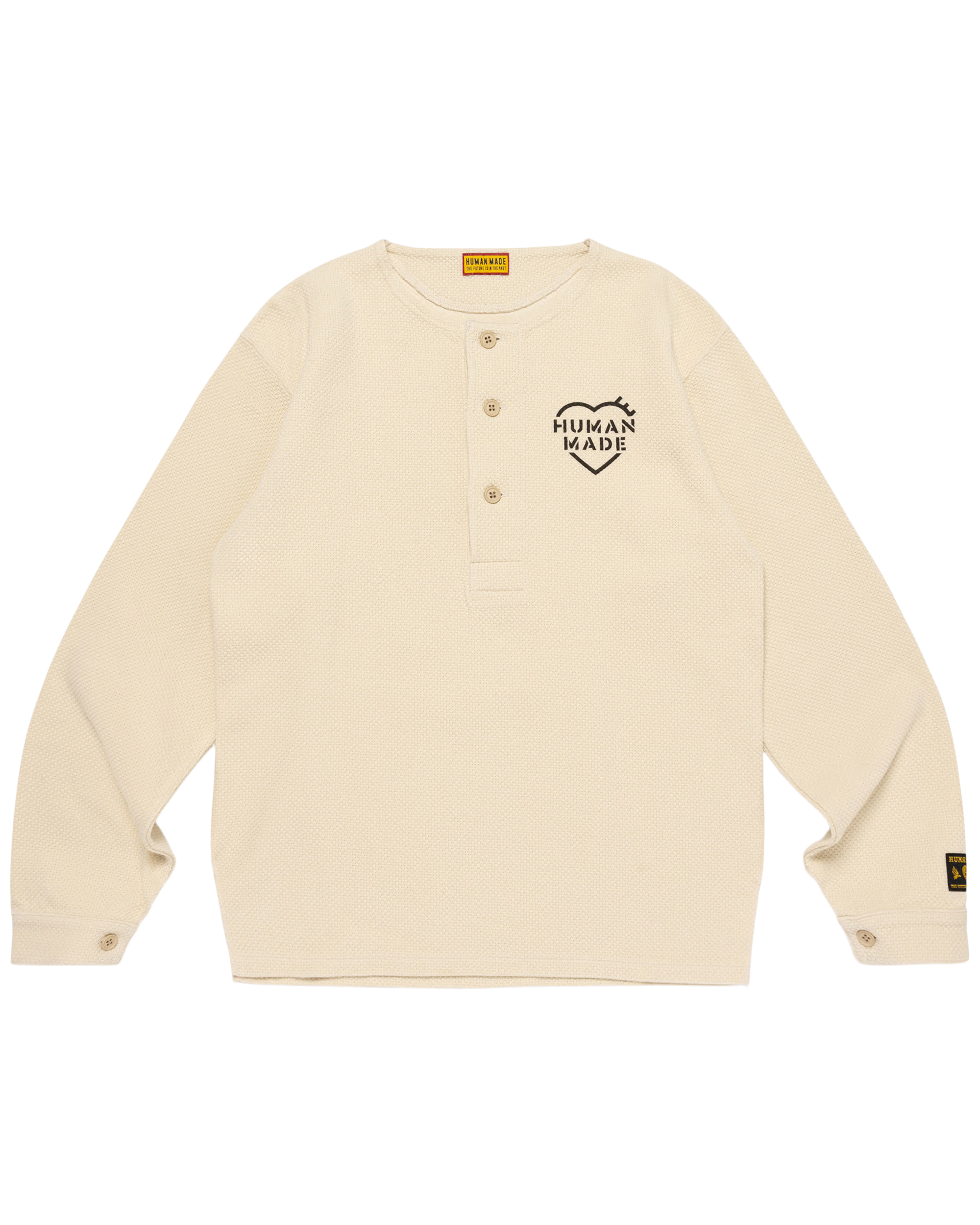 トップス HUMAN MADE HENLEY NECK L/S T-SHIRT Henley Neck L/S T-Shirt – Billionaire Boys Club