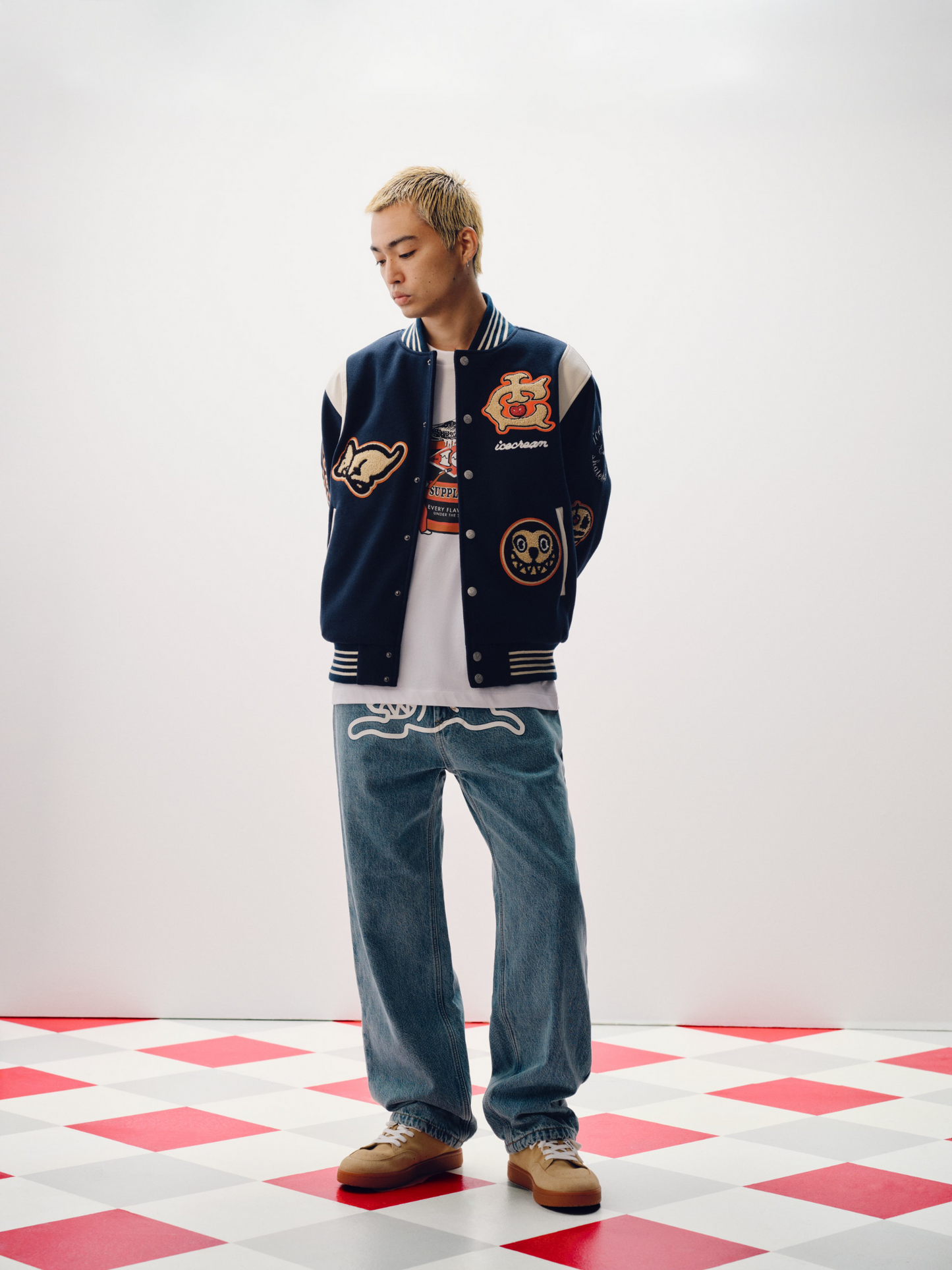 Collegiate Patch Varsity Jacket