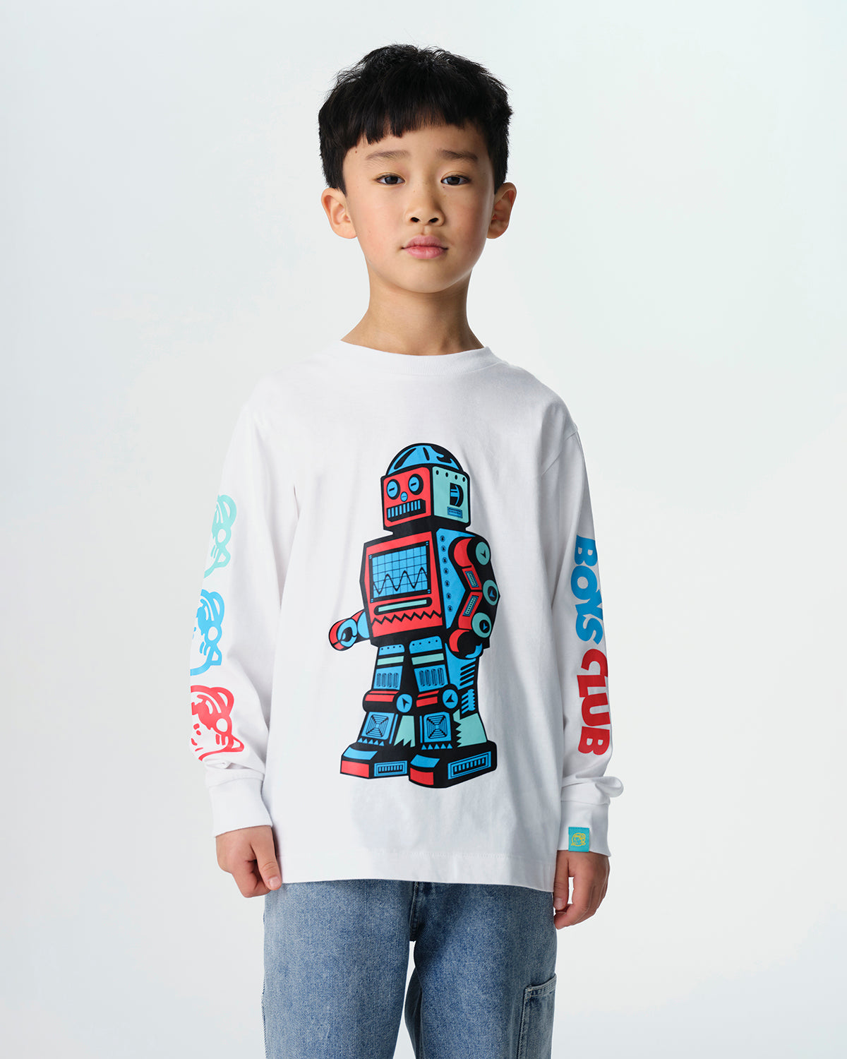 Kids Robot Long-Sleeve T-Shirt