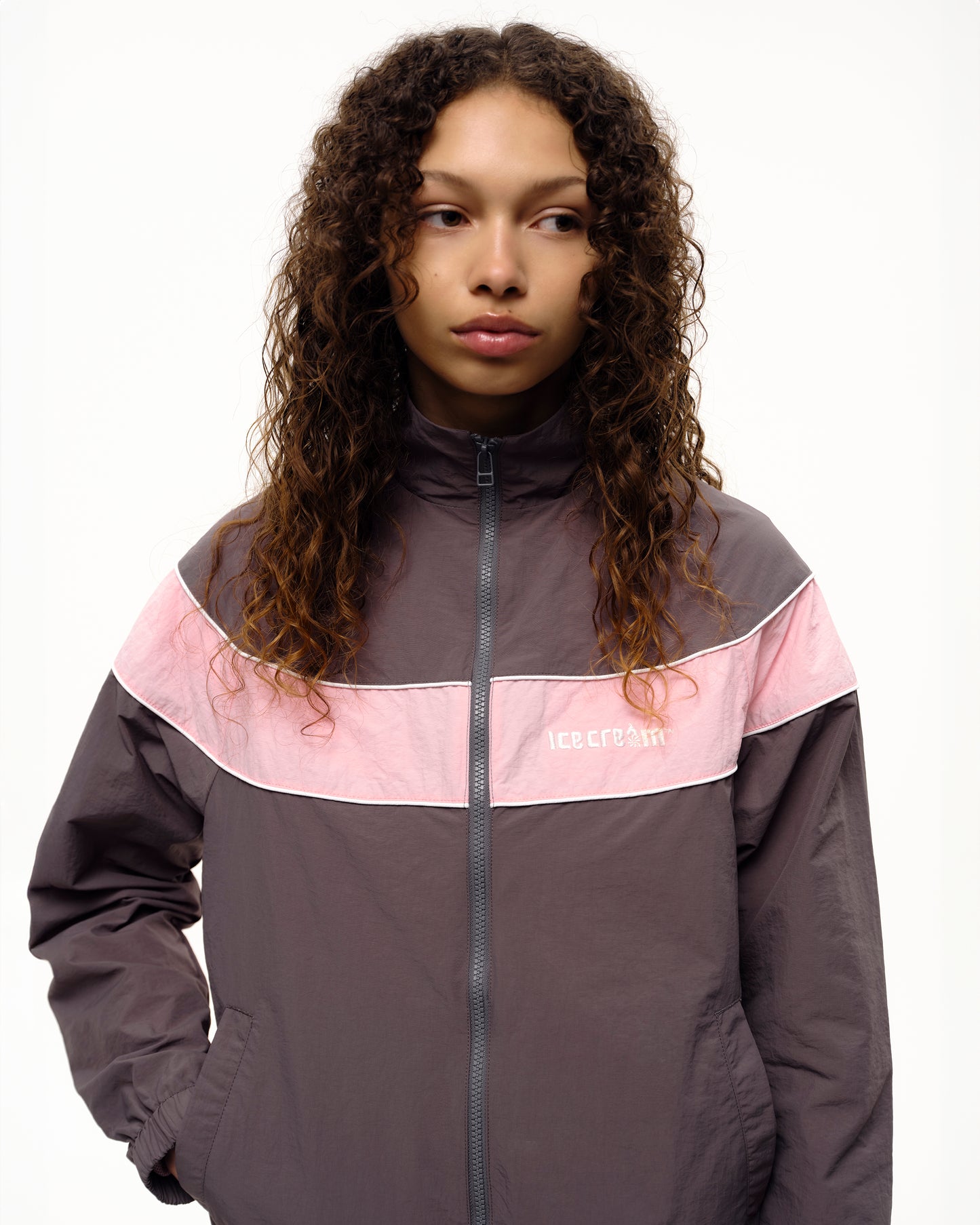 Womens Soft Serve Nylon Track Top