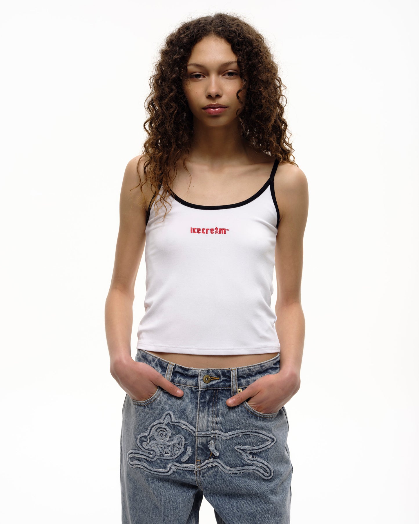 Womens Soft Serve Contrast Vest Top