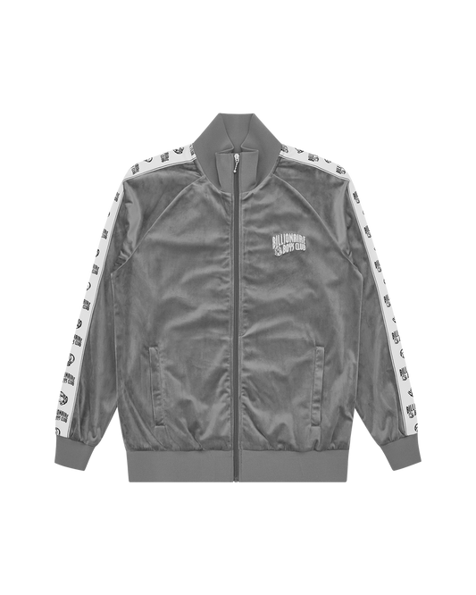 Small Arch Logo Taped Velour Track Top