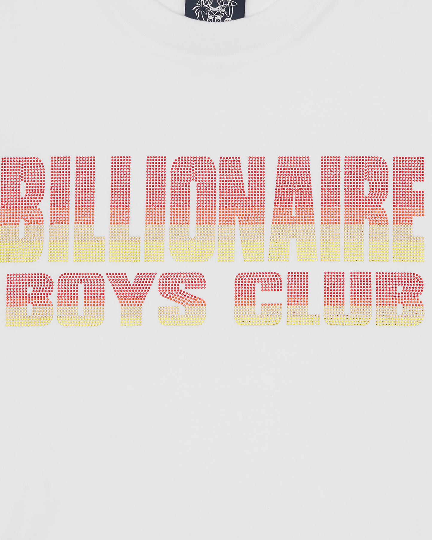 Straight Logo Gradient Diamonte T-Shirt