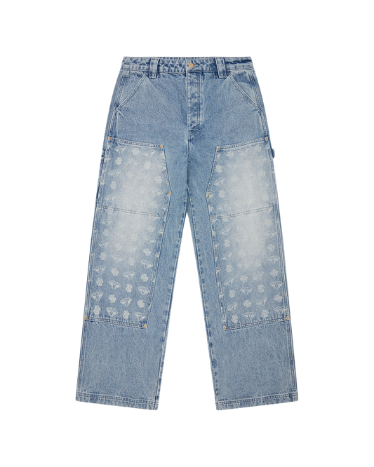 Diamonds & Dollars Denim Carpenter Pant