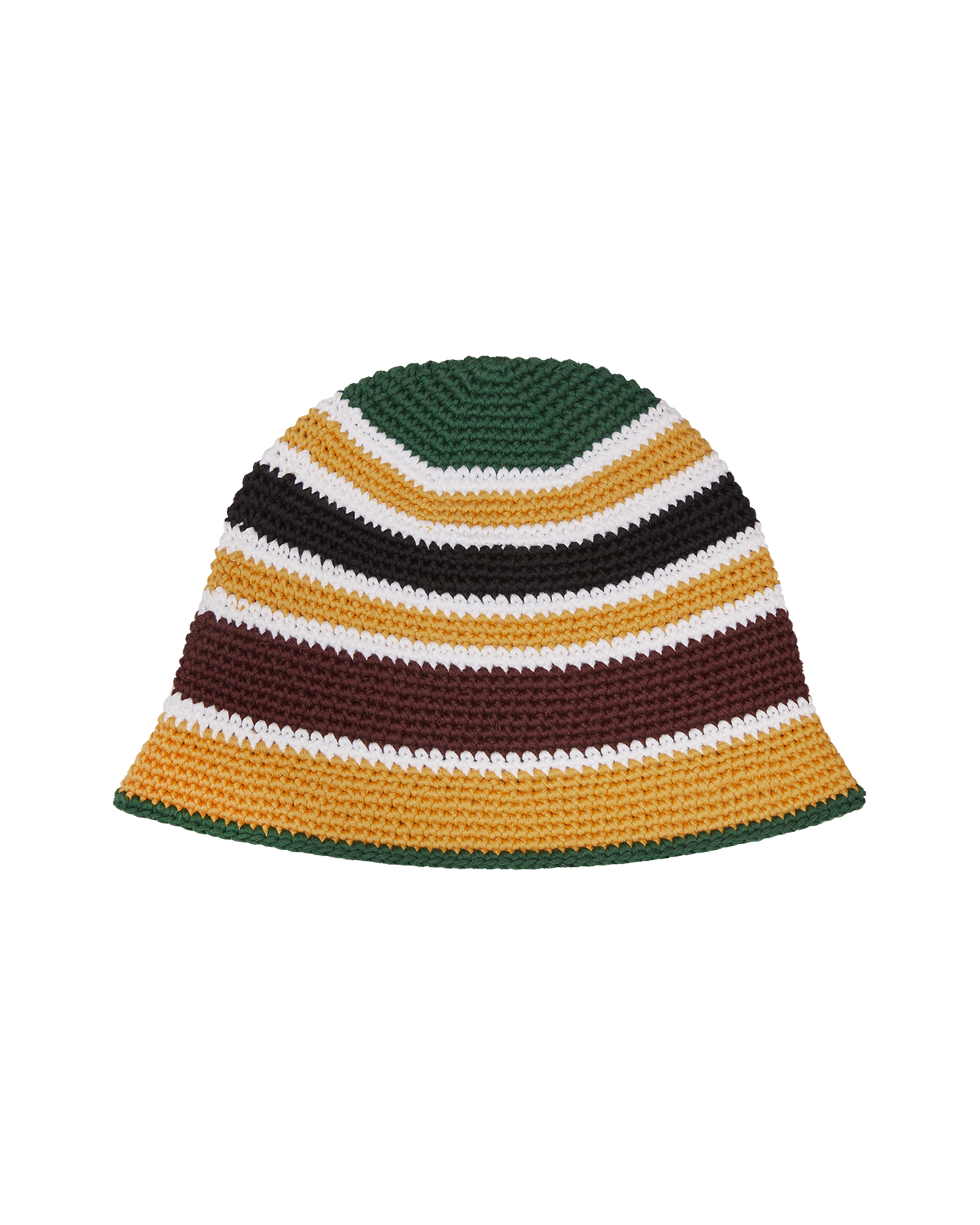 Crochet Stripe Bucket Hat