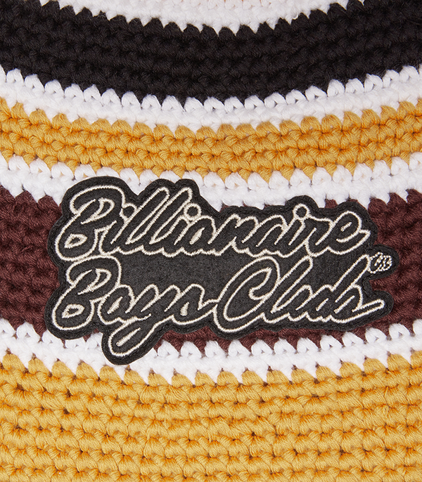 Crochet Stripe Bucket Hat