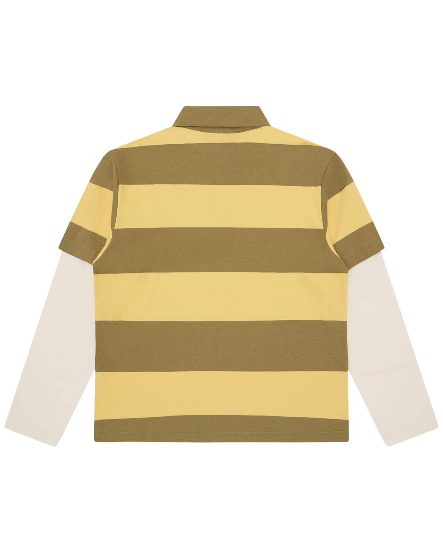 Applique Astro Layered Stripe LS Rugby Shirt