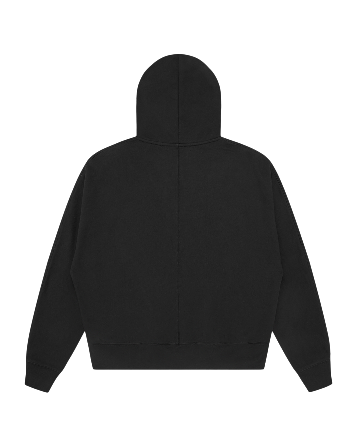 Large Script Logo Zip Through Hood
