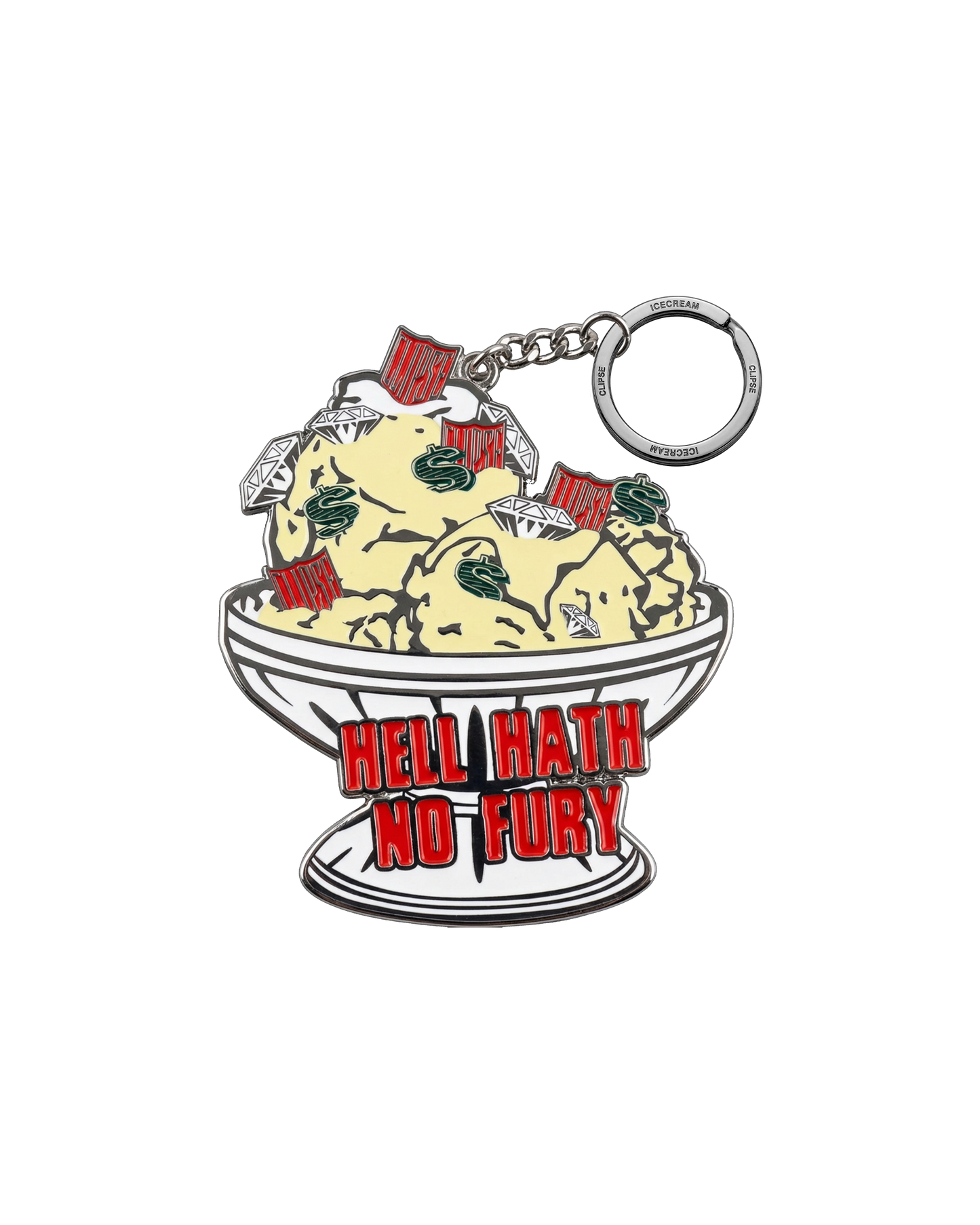 Icecream X Hell Hath No Fury Icecream Keychain