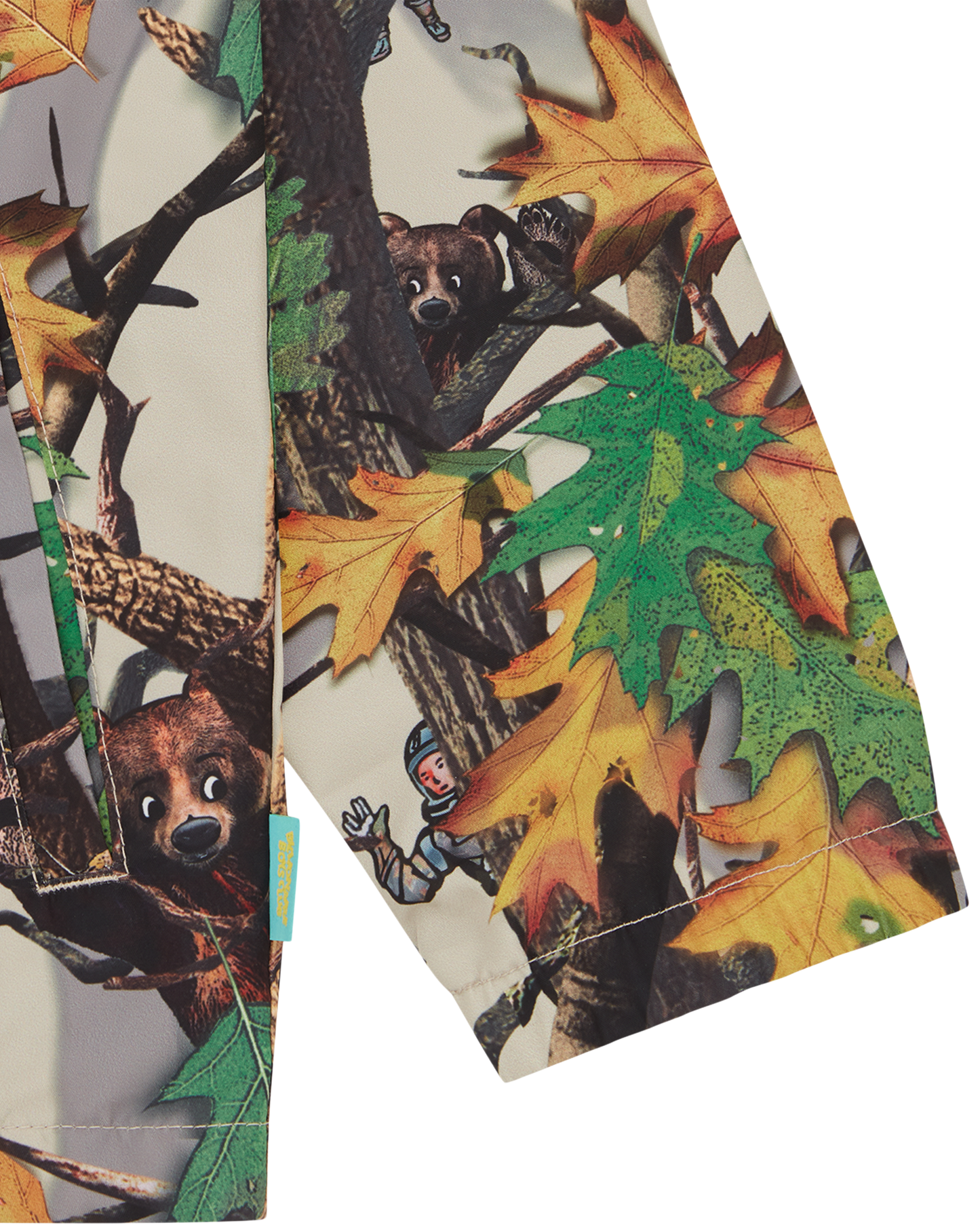 Kids Tree Camo Arch Logo Astro Coach Jacket