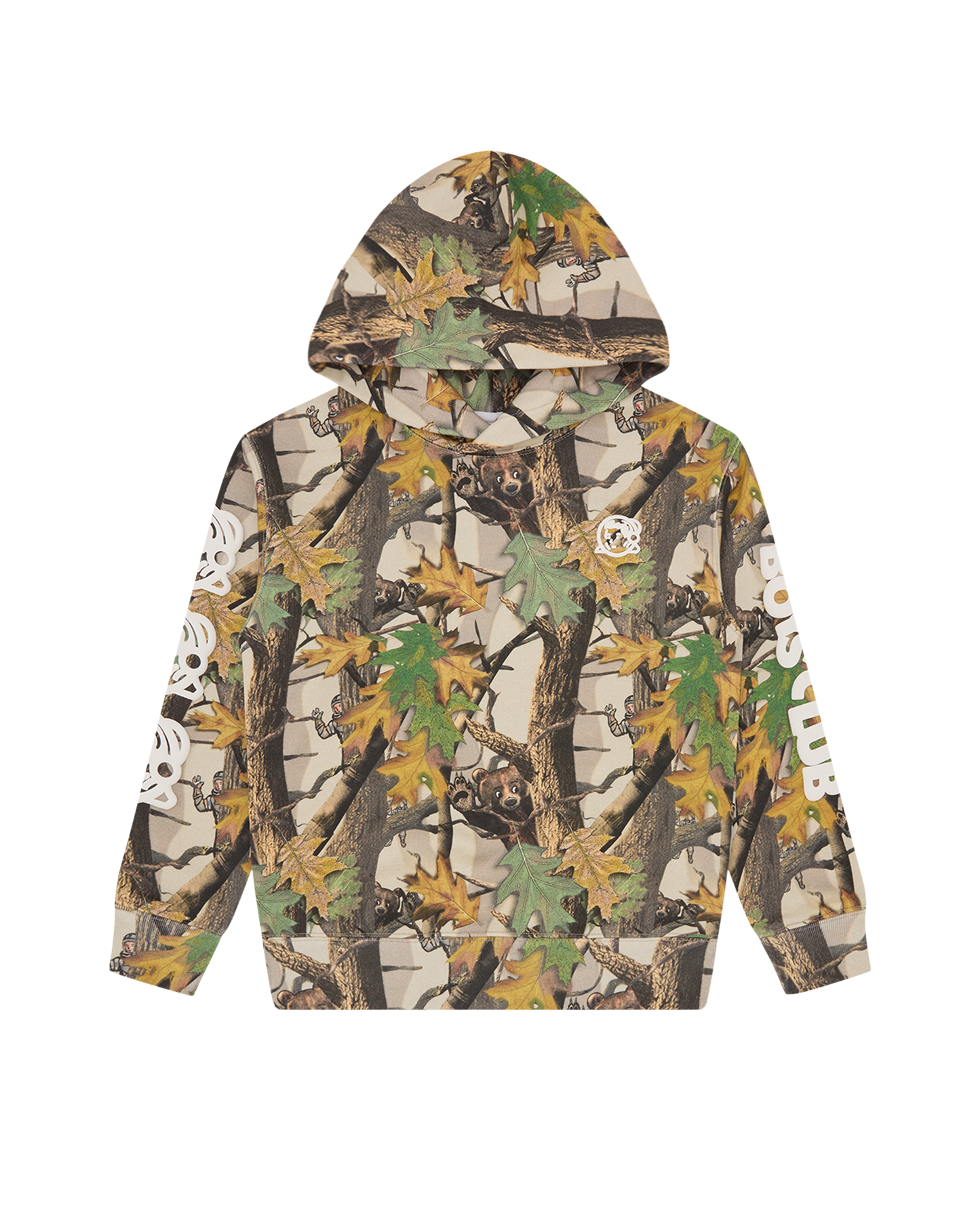 Kids Tree Camo Popover Hood