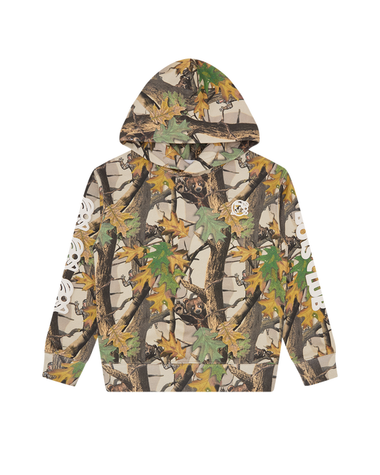 Kids Tree Camo Popover Hood