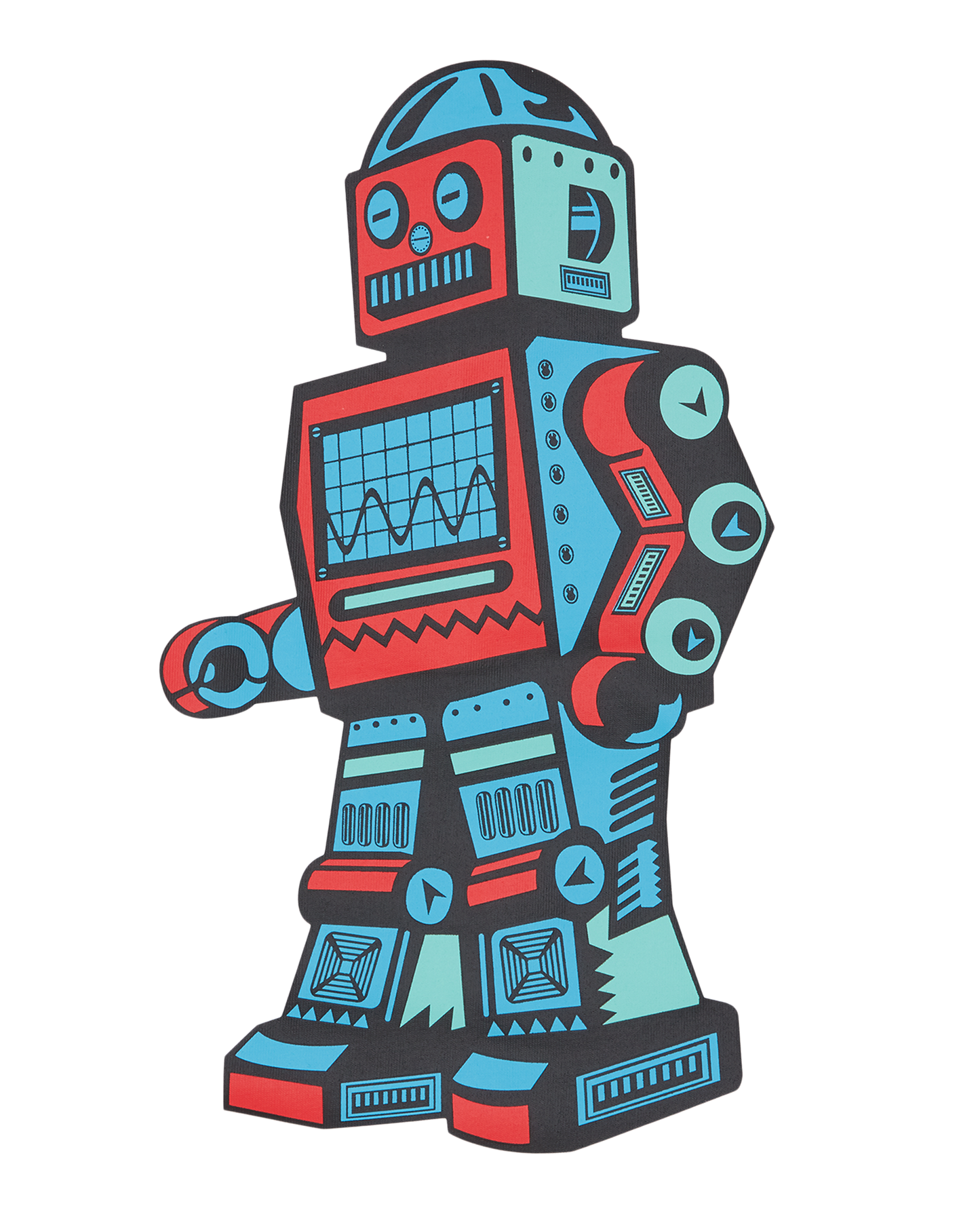 Kids Robot Long-Sleeve T-Shirt