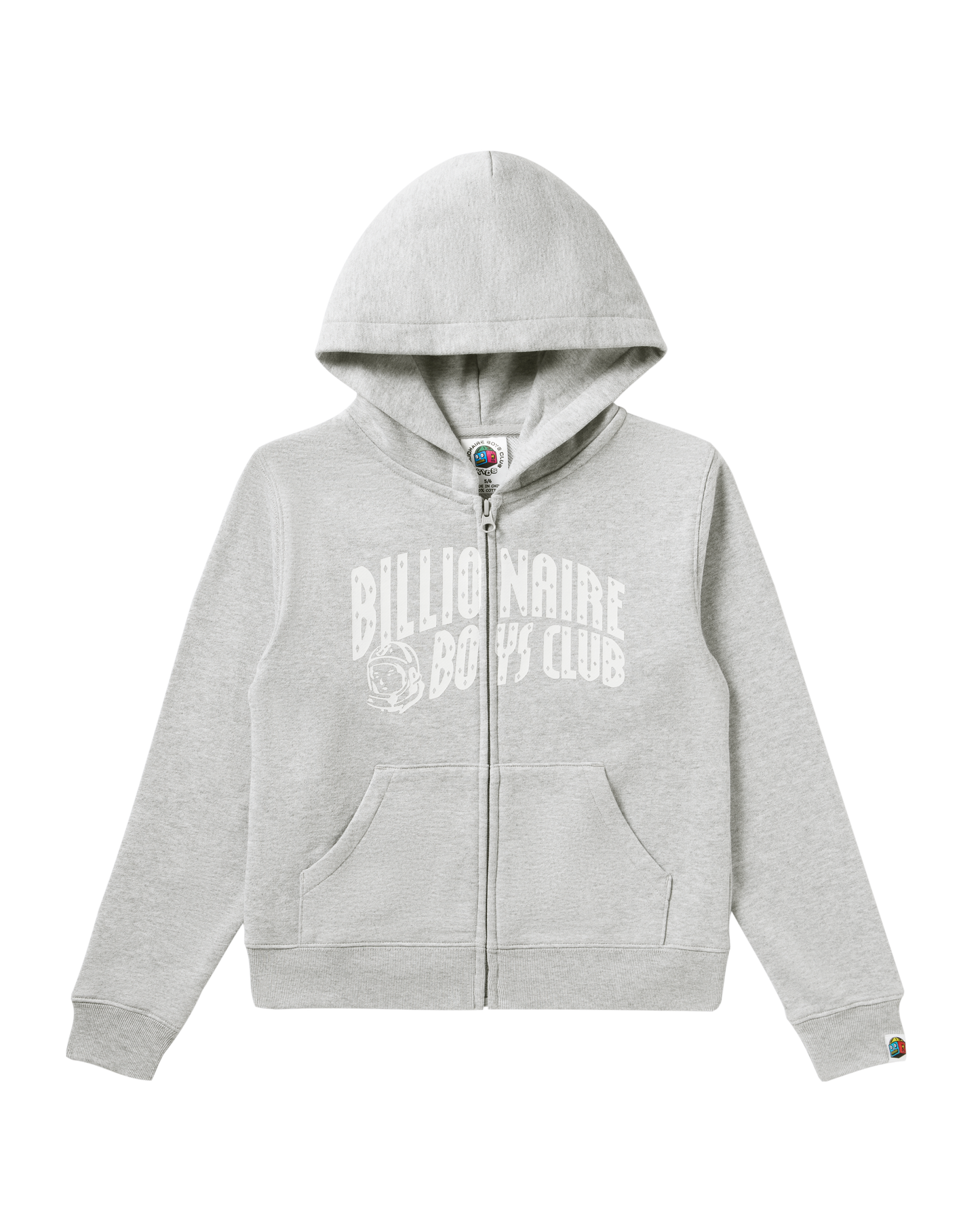 Kids Classic Curve Logo Zip Hoodie