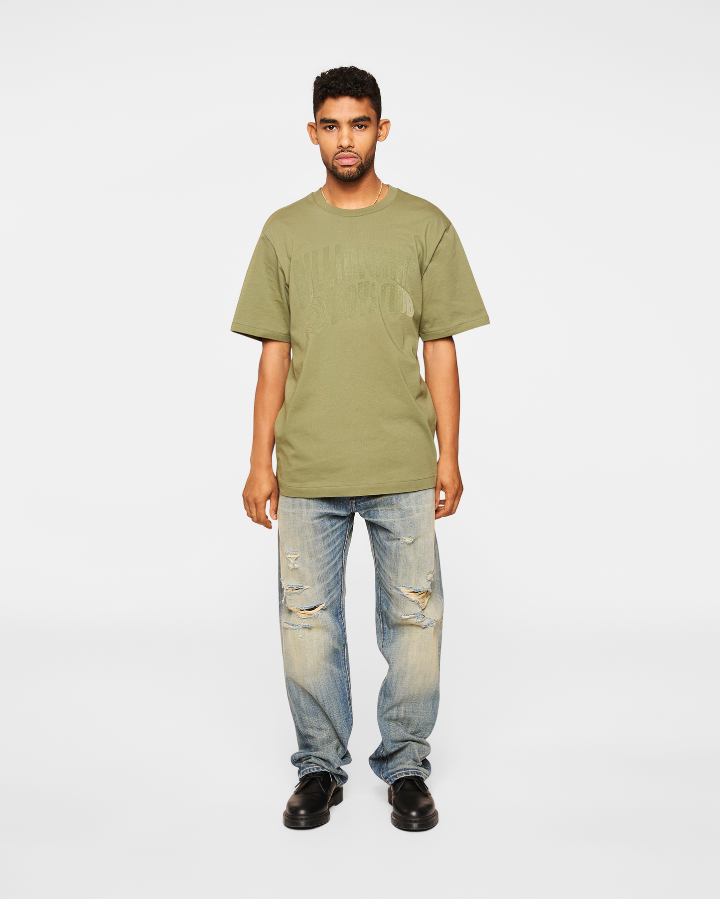 Flocked Logo Tee