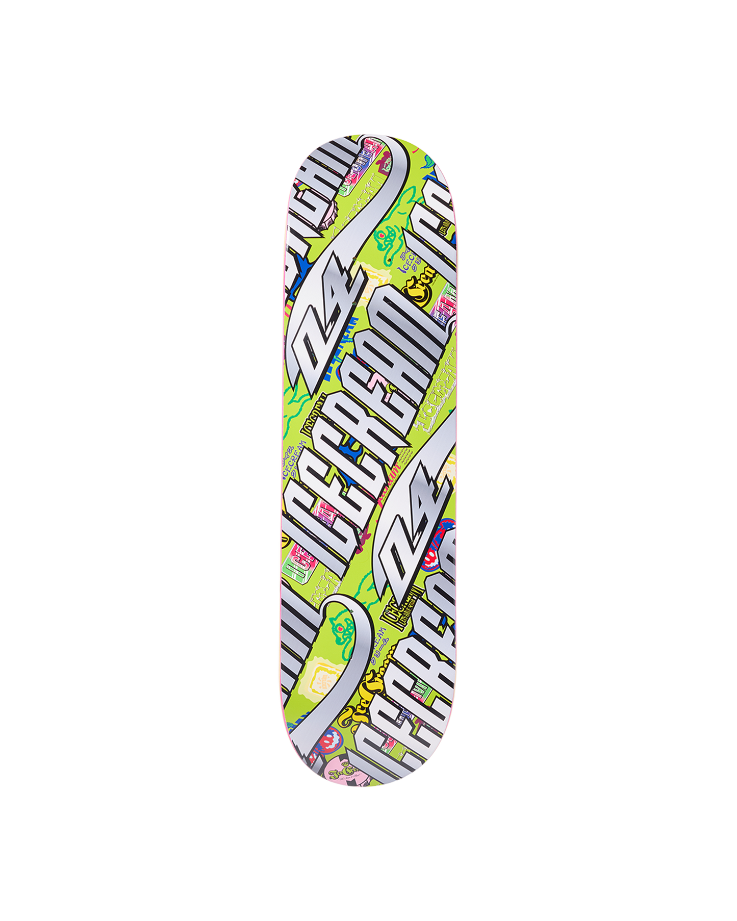 Chrome Logo Aop Skate Deck