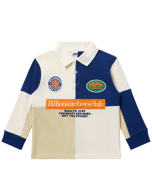 Kids Pixel Long-Sleeve Polo