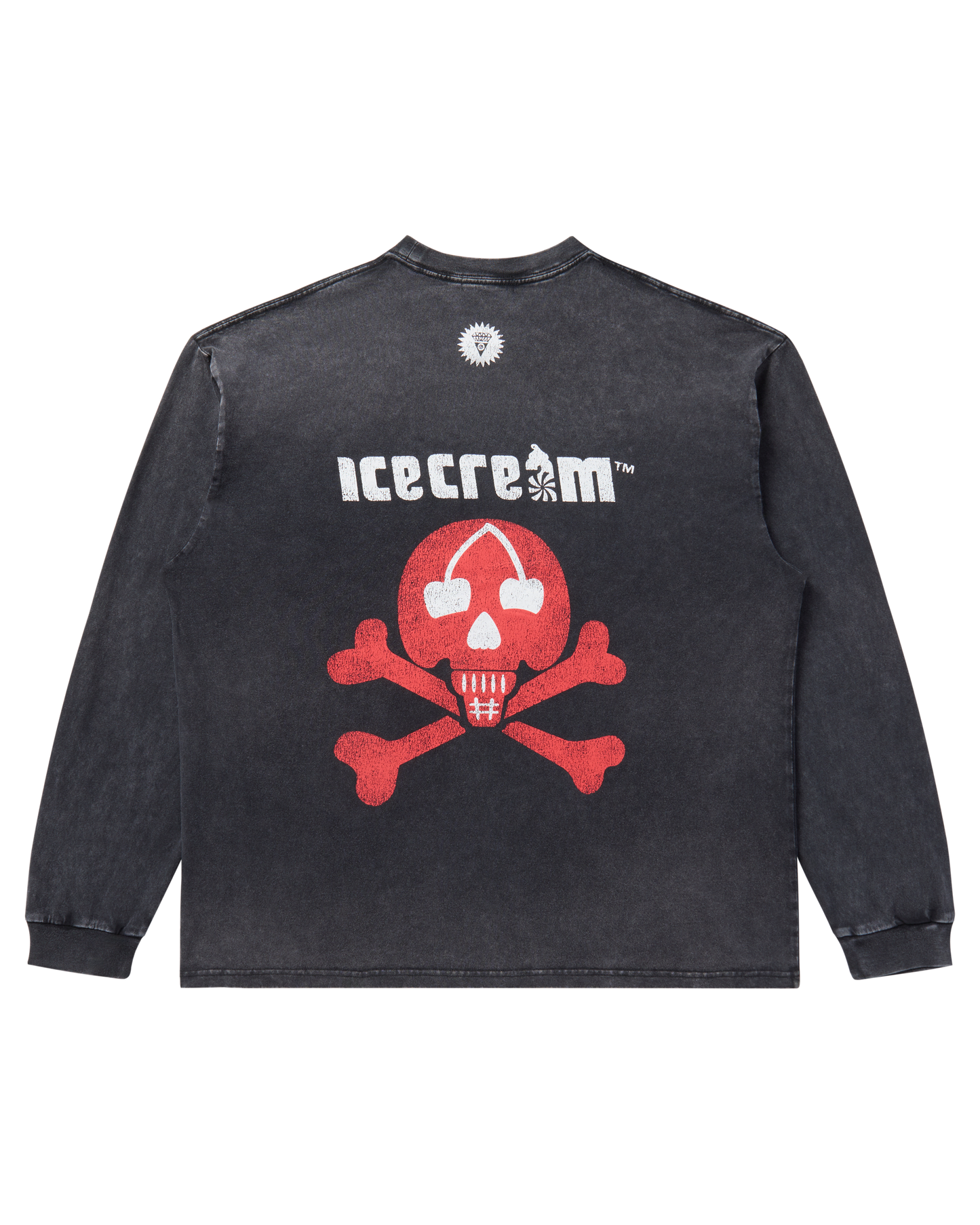 Damaged Cotton LS T-Shirt Icecream