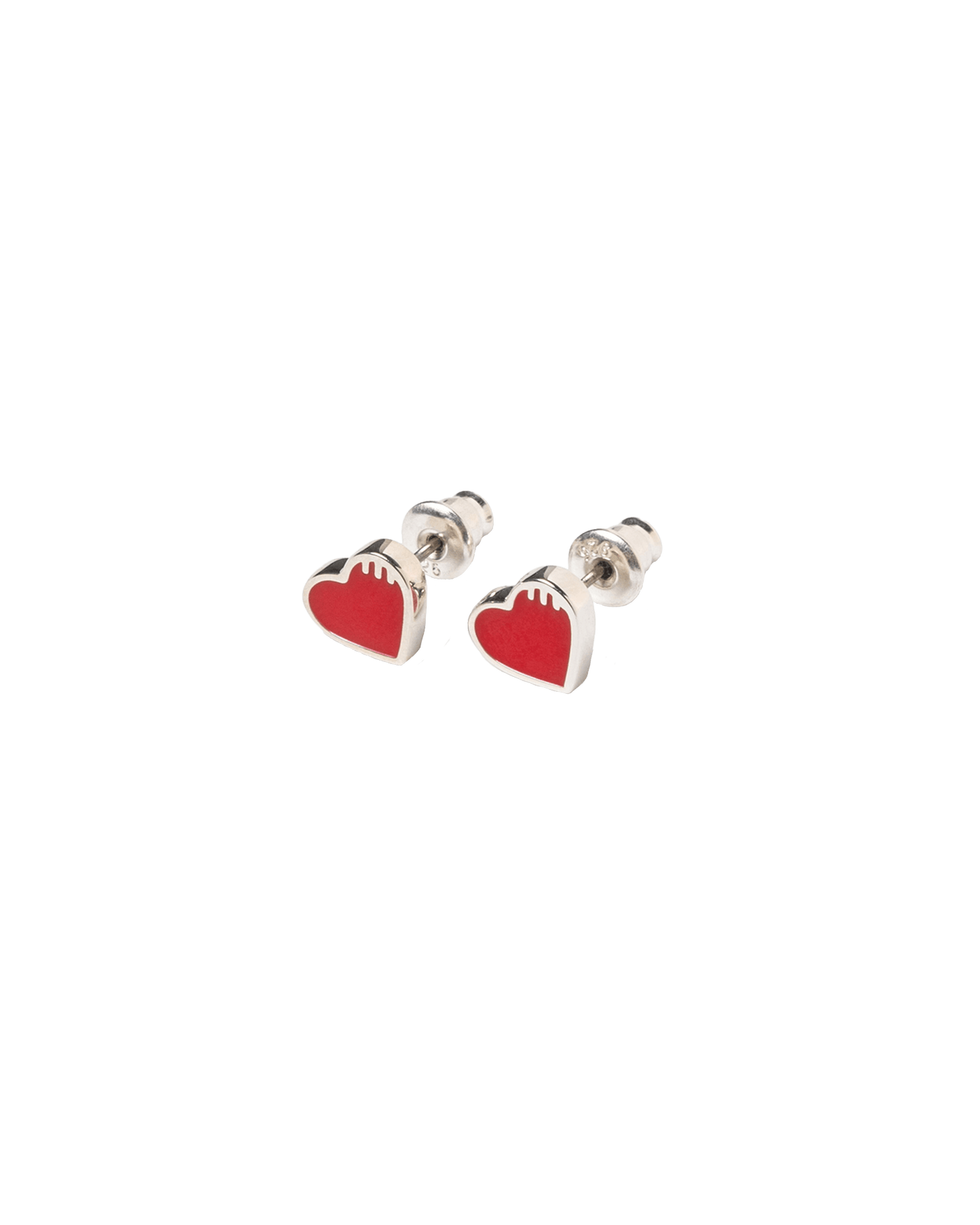 Heart Silver Earring - Human Made