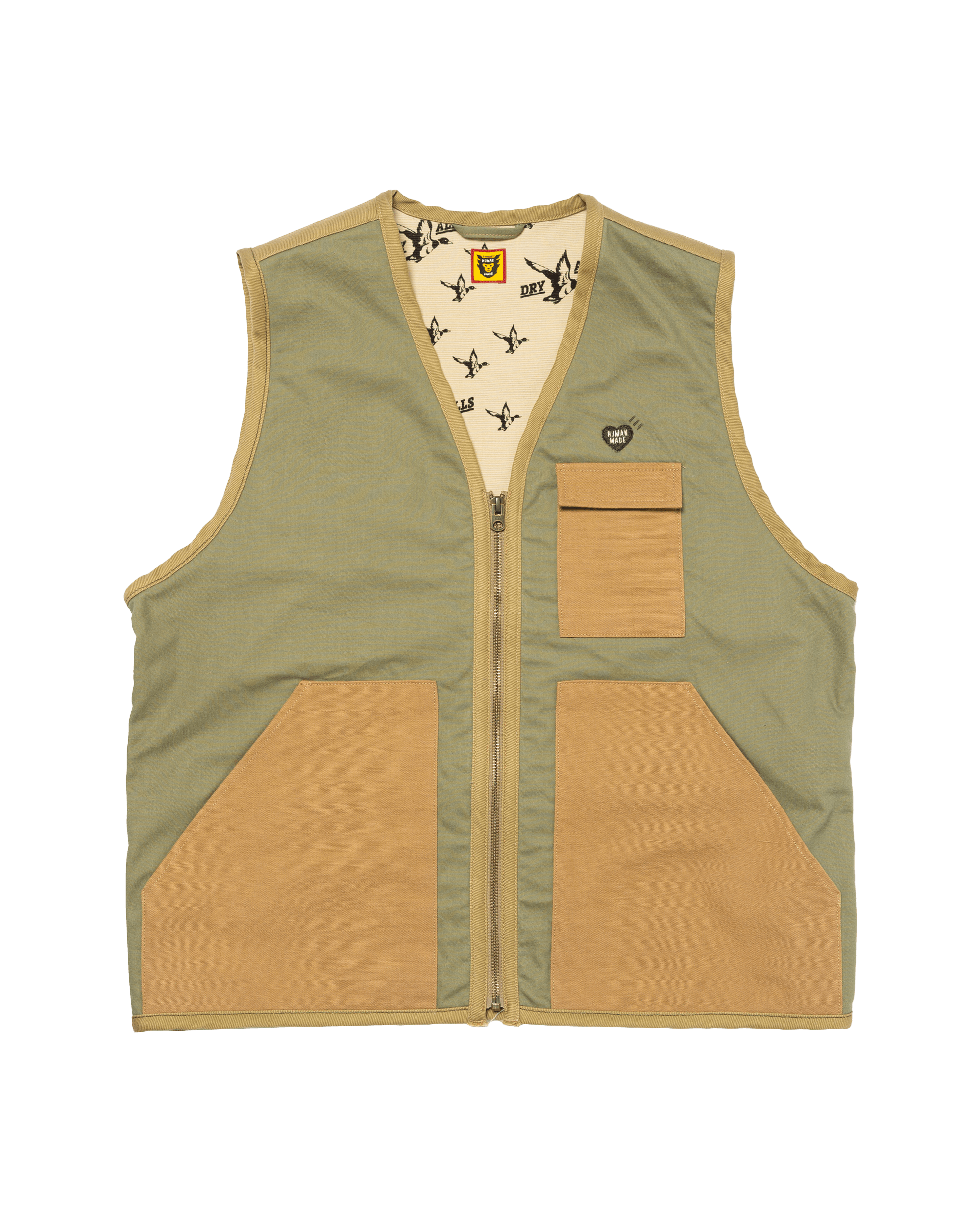 Human Made Hunting Vest | Olive Drab | M