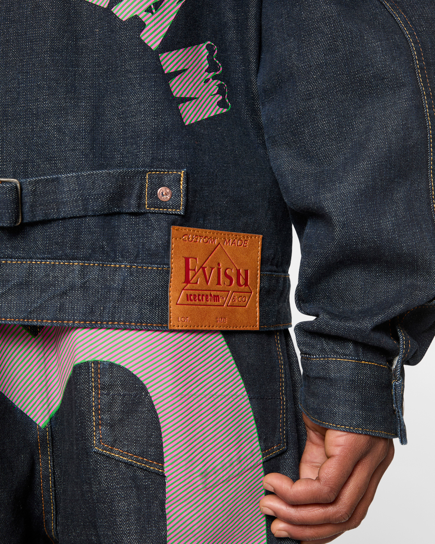 Seagull Print & Emb. Denim Jacket