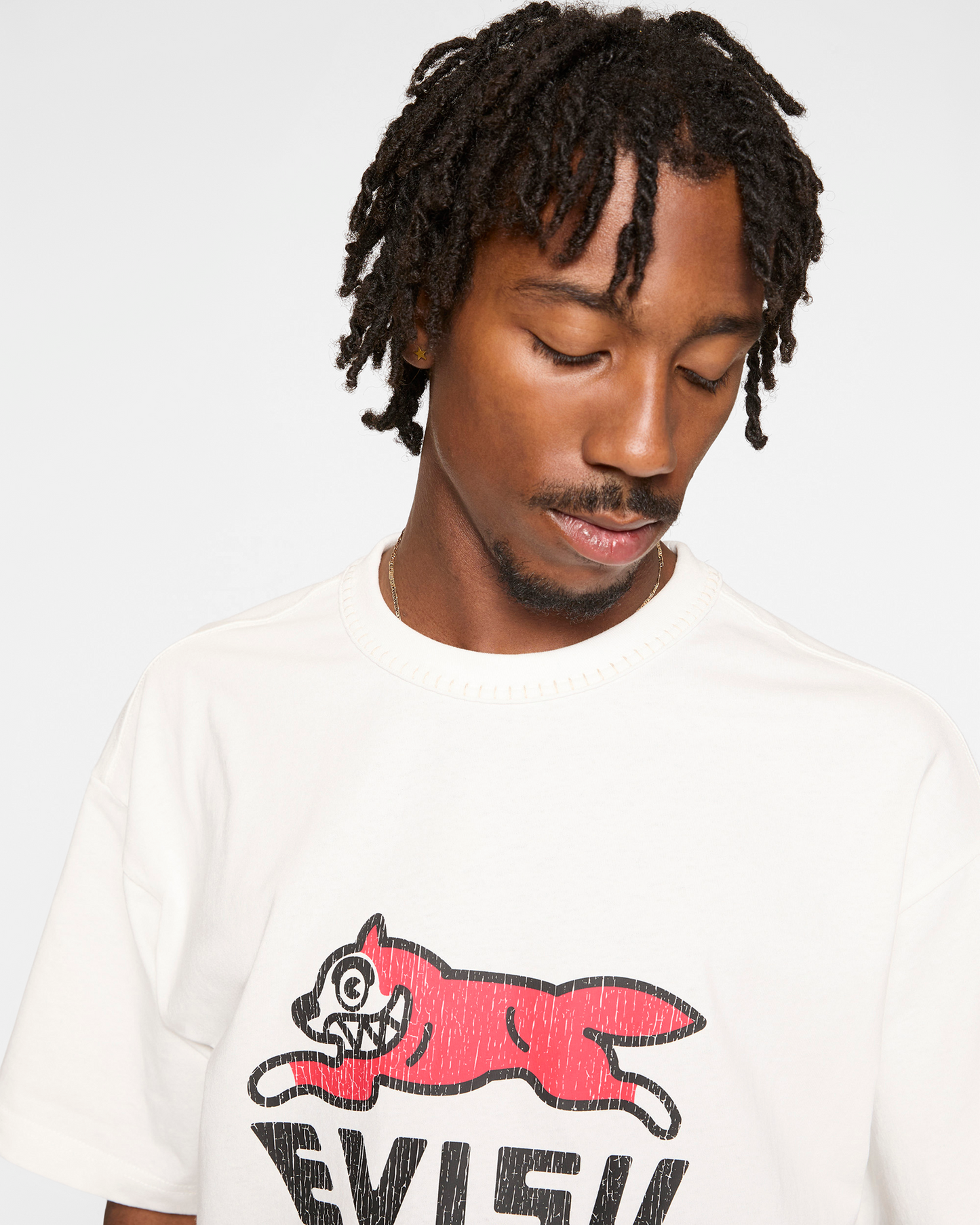 Logo With Evisu Printed T-Shirt