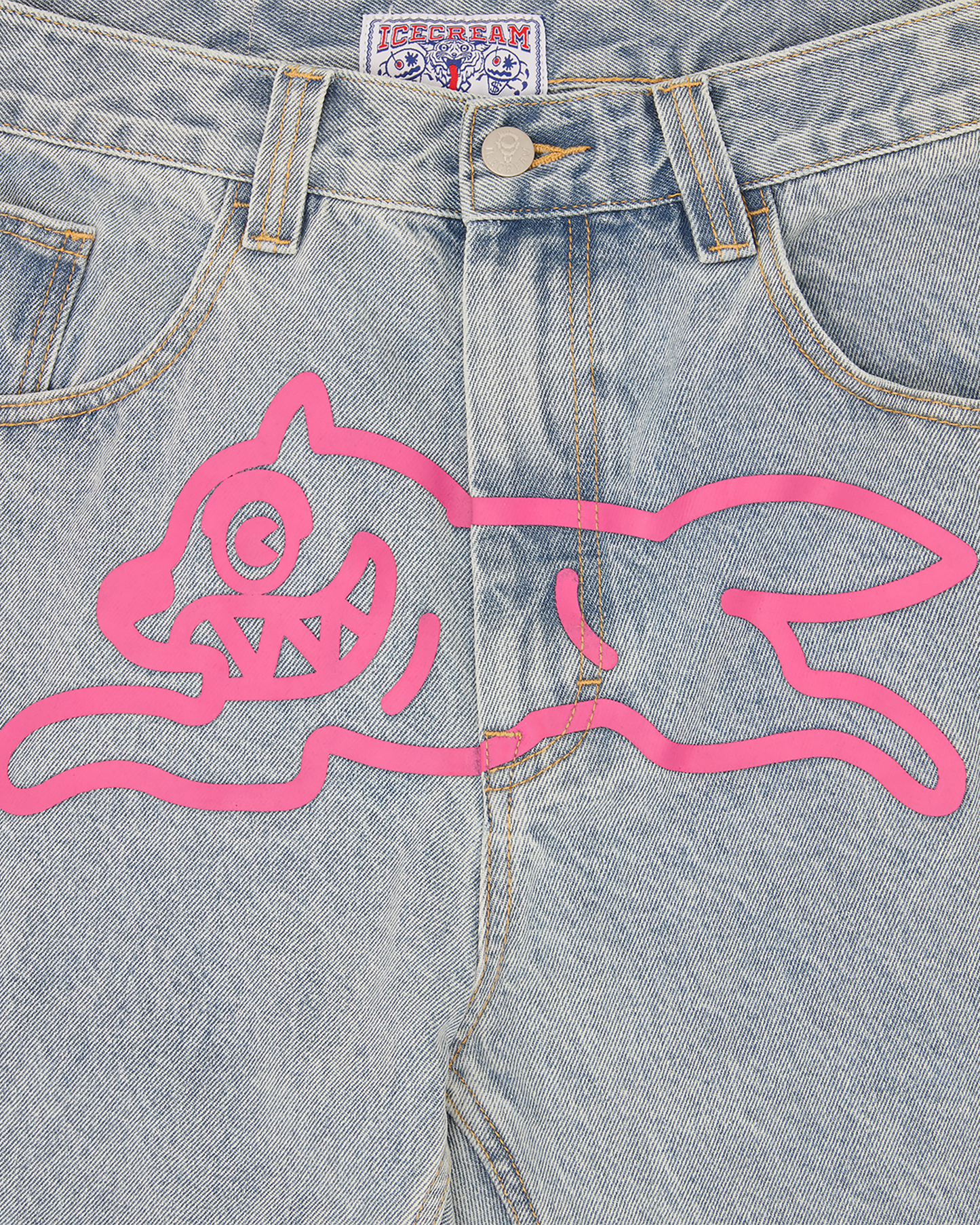 Running Dog Double Scoop Denim Pant