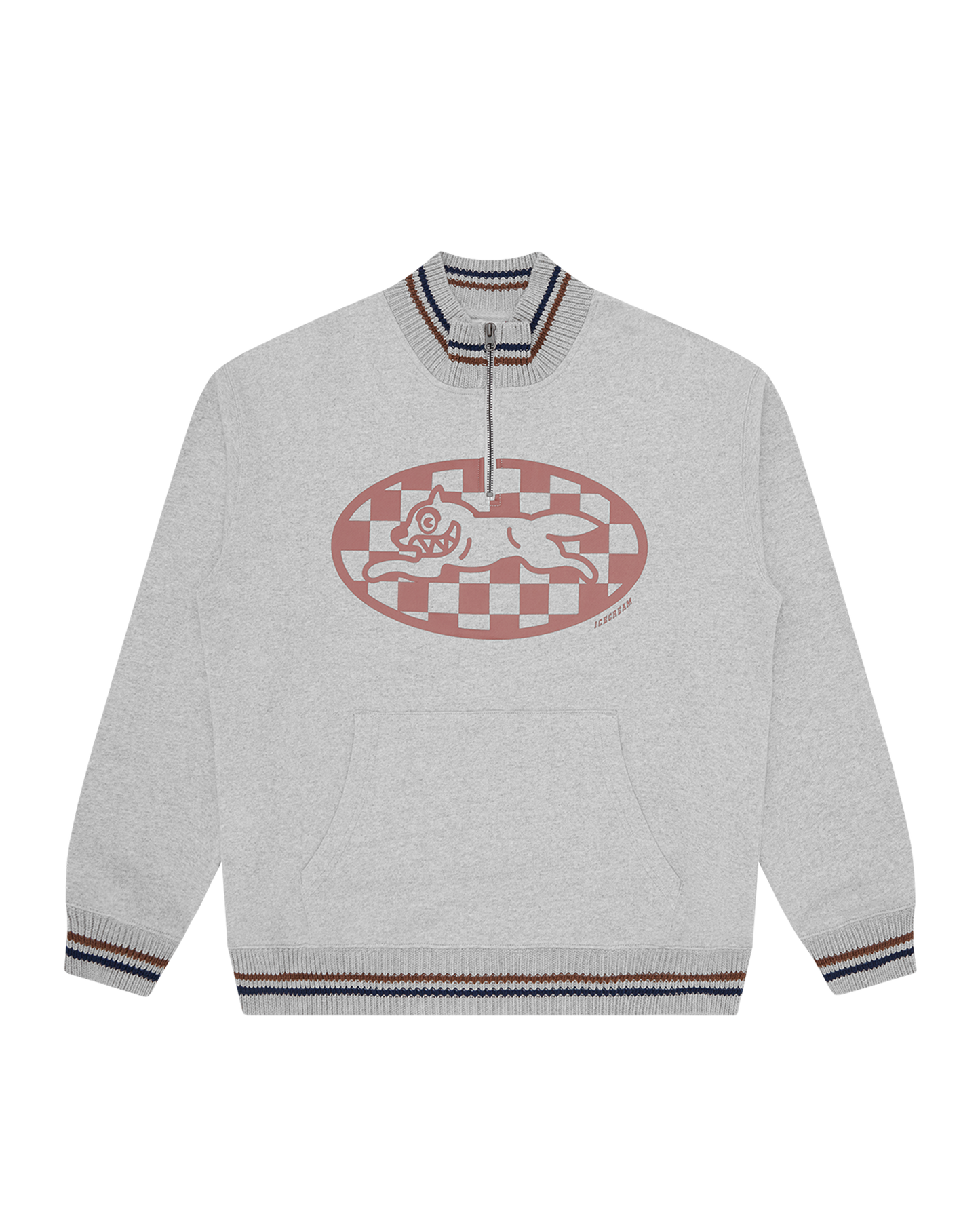 Checker Running Dog Quarter Zip