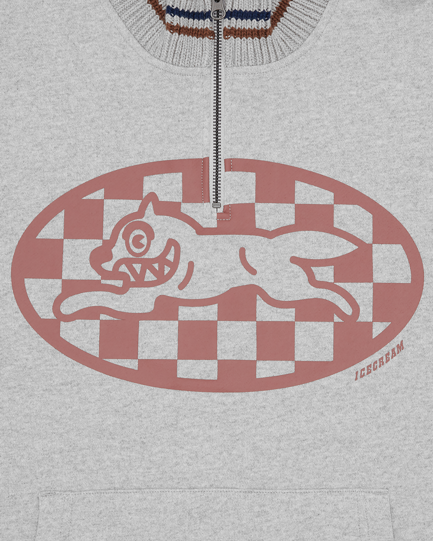 Checker Running Dog Quarter Zip