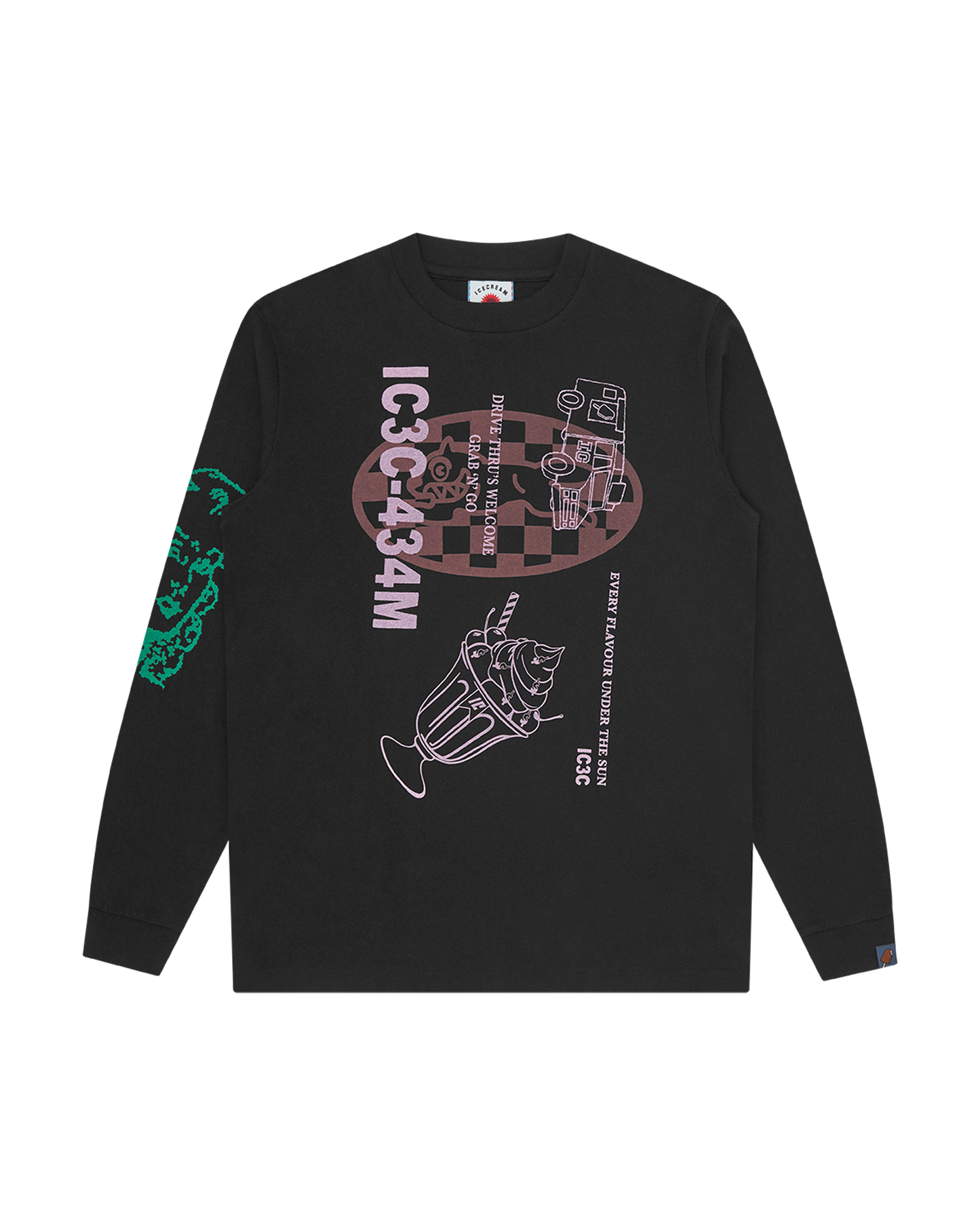 Multi Graphic LS T-Shirt