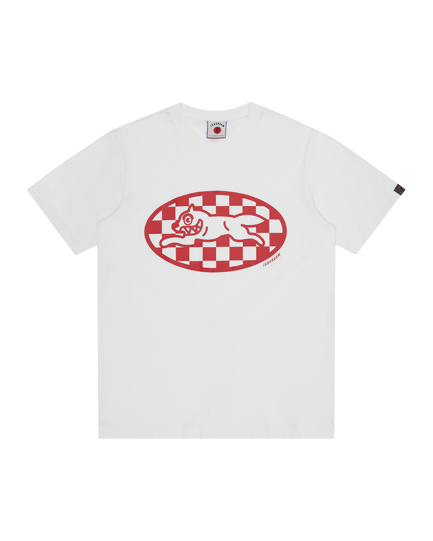 Checker Running Dog T-Shirt