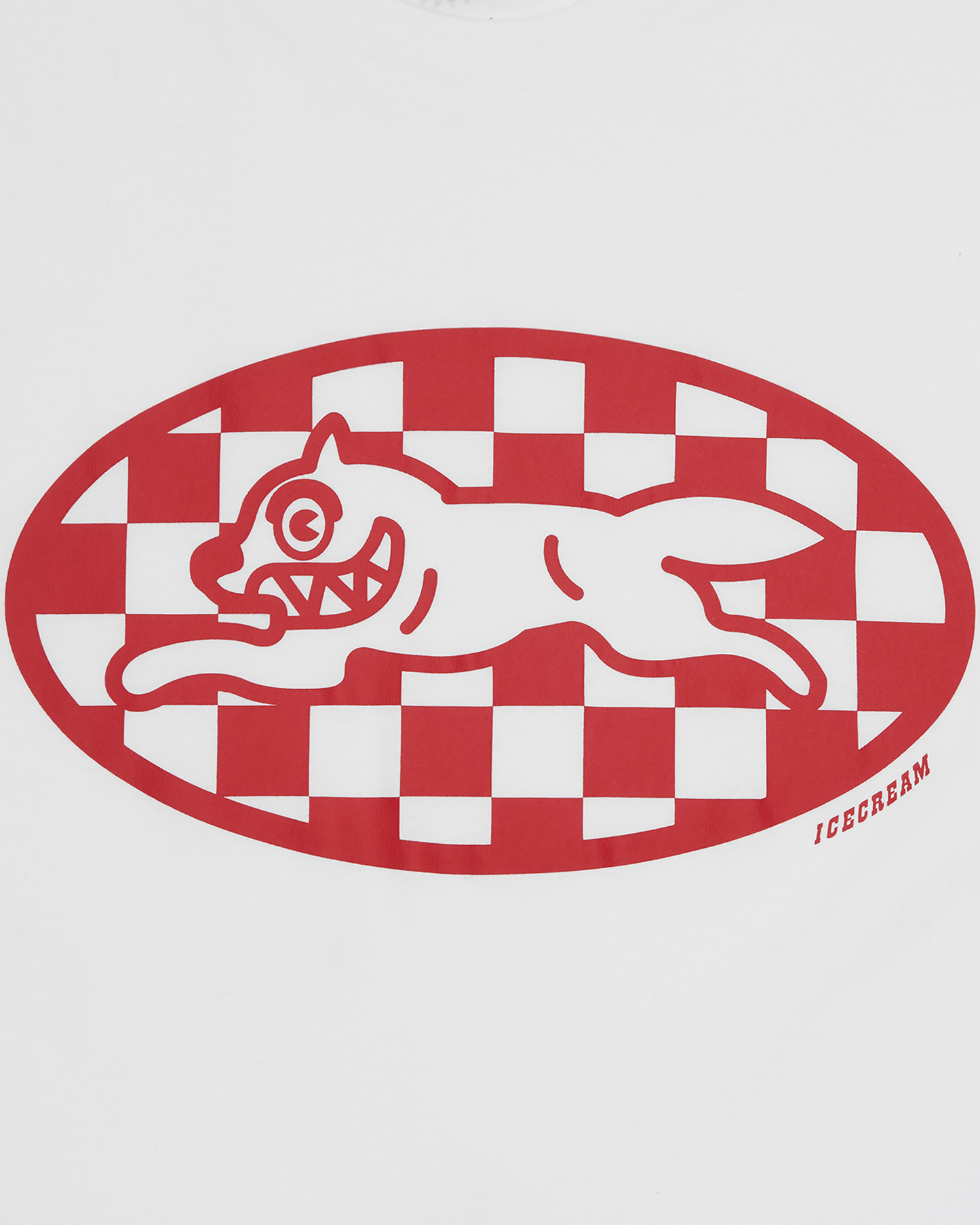 Checker Running Dog T-Shirt
