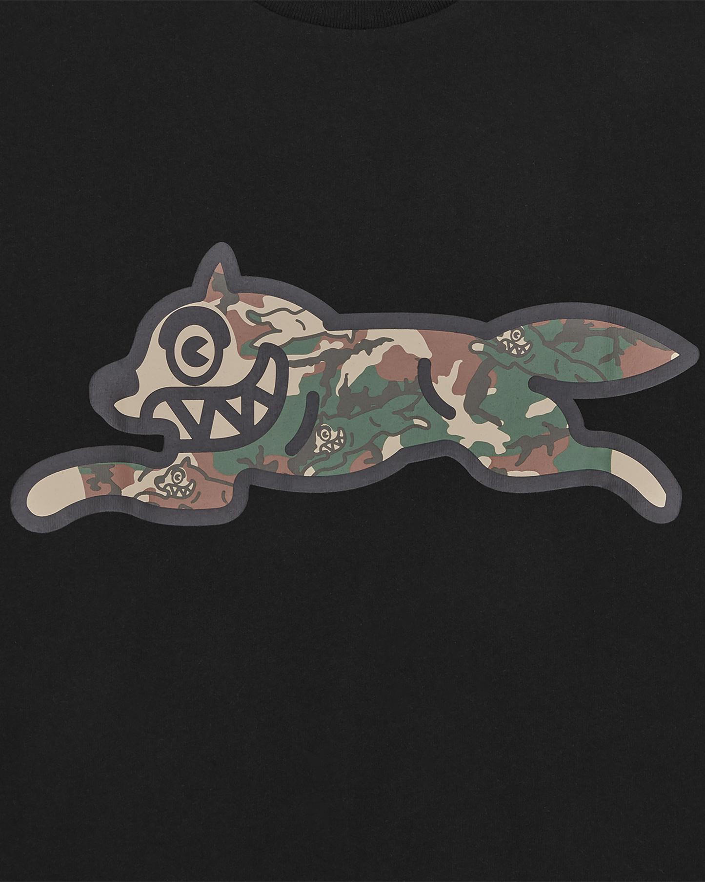 Woodland Camo Running Dog T-Shirt