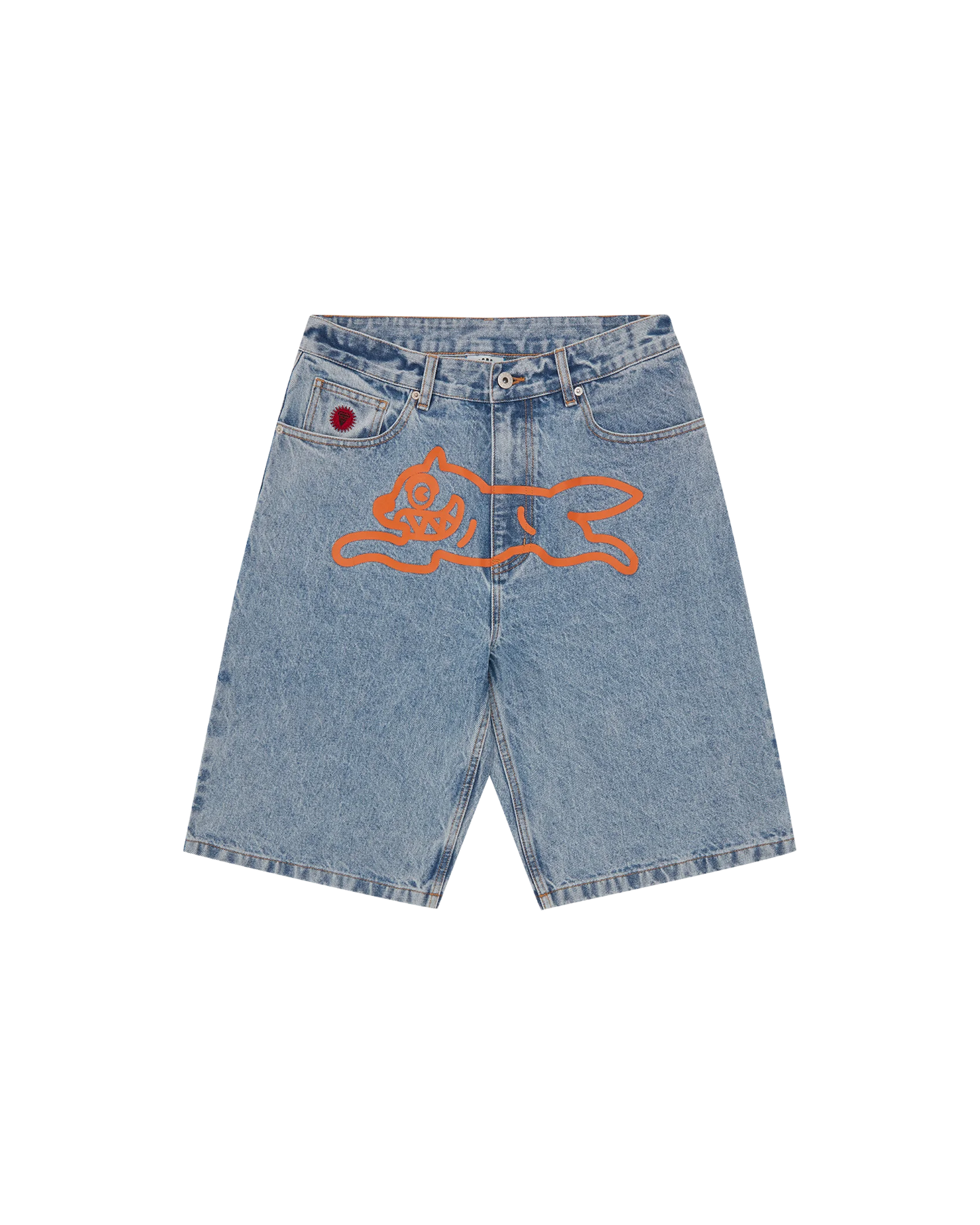 Running Dog Denim Shorts