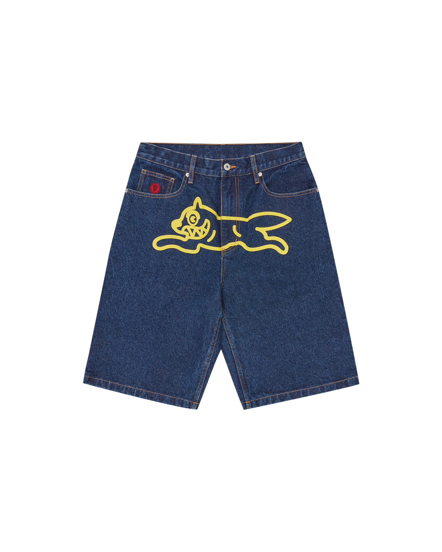 Running Dog Denim Shorts