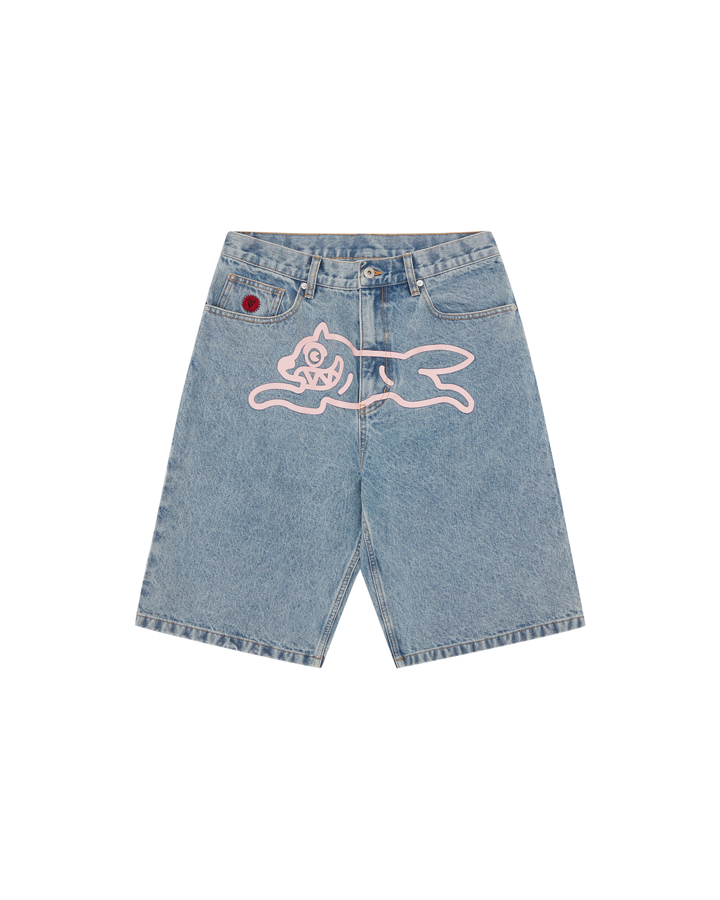 Running Dog Denim Shorts