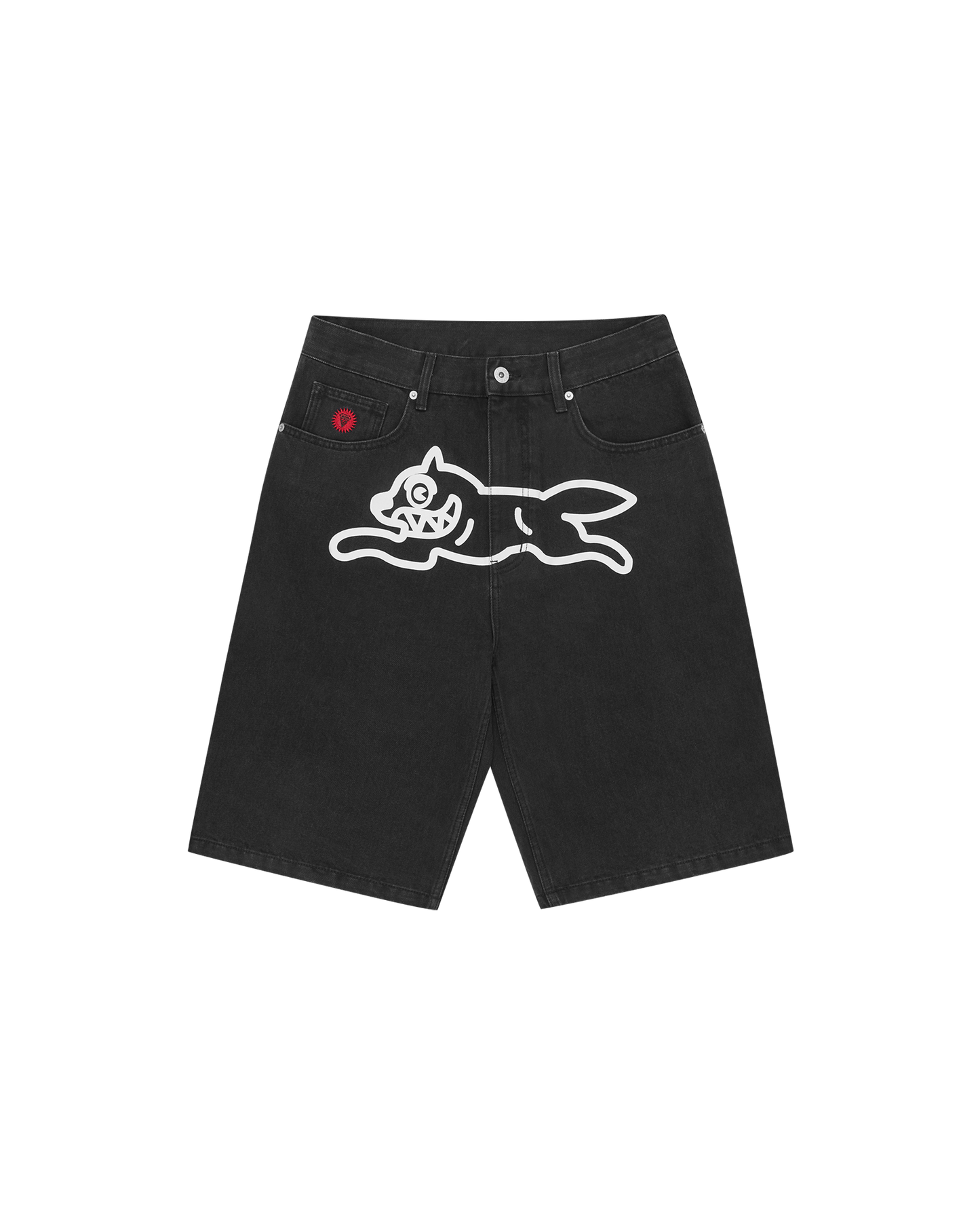 Running Dog Denim Shorts