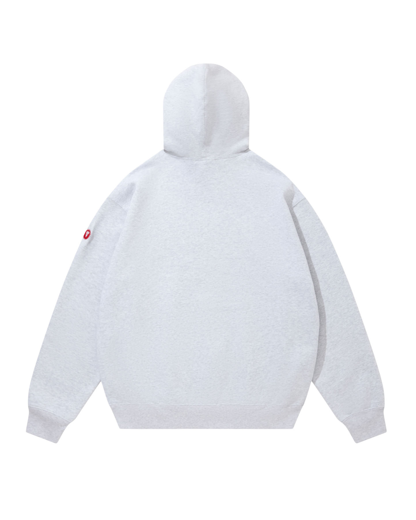 Applique Logo Hoodie Running Dog