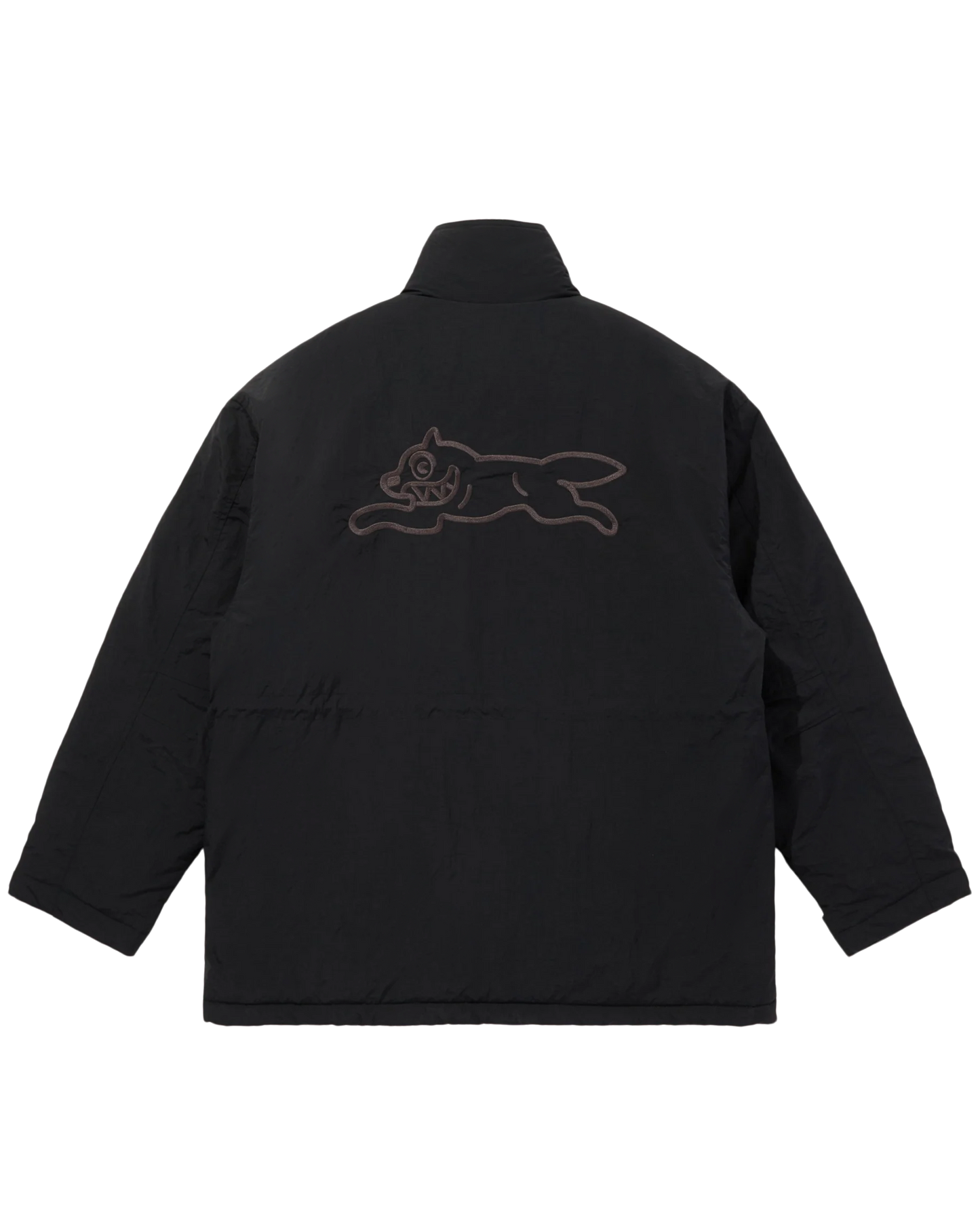 Embroidered Logo Nylon Coat