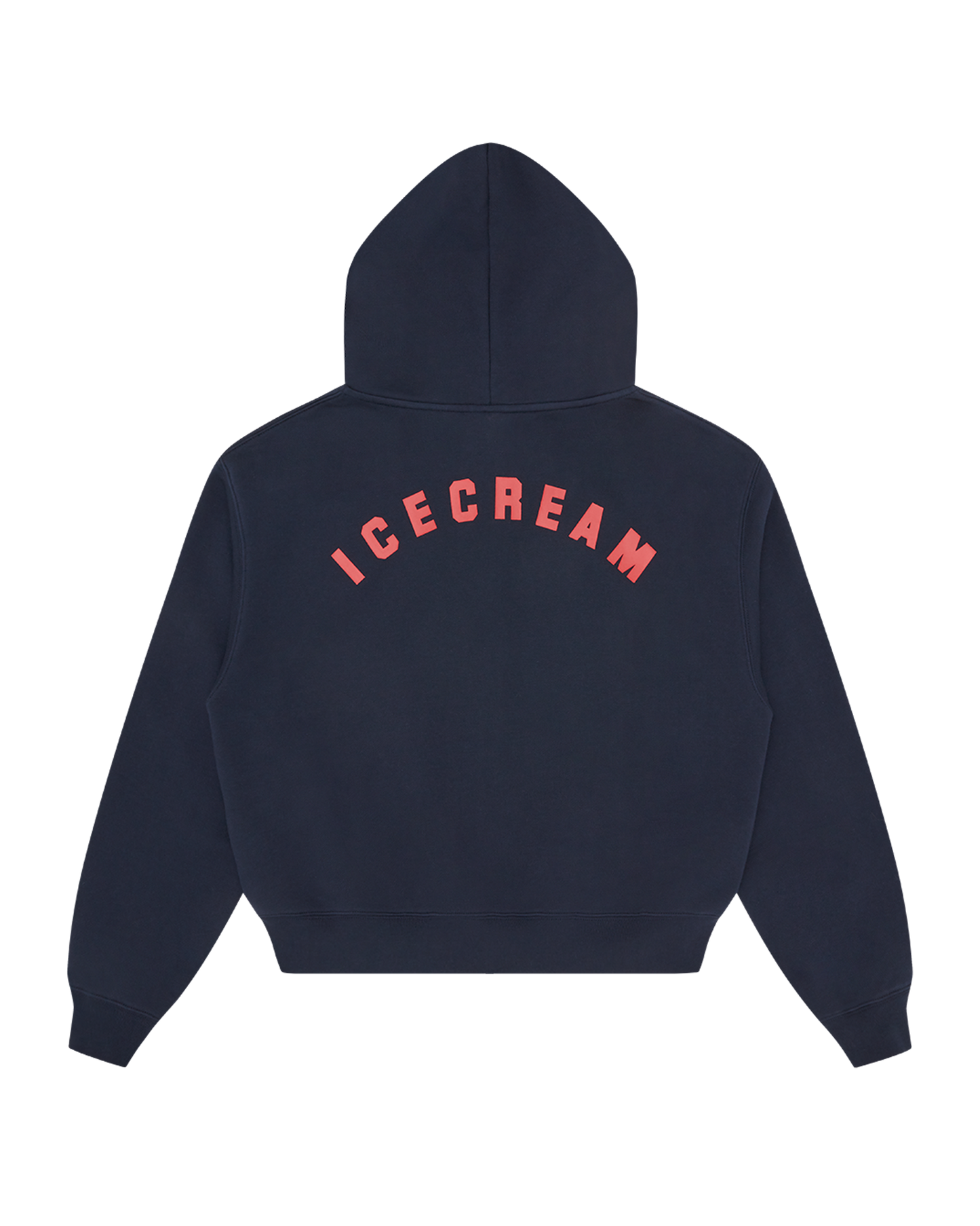 Womens Cone Cropped Zip Through Hood