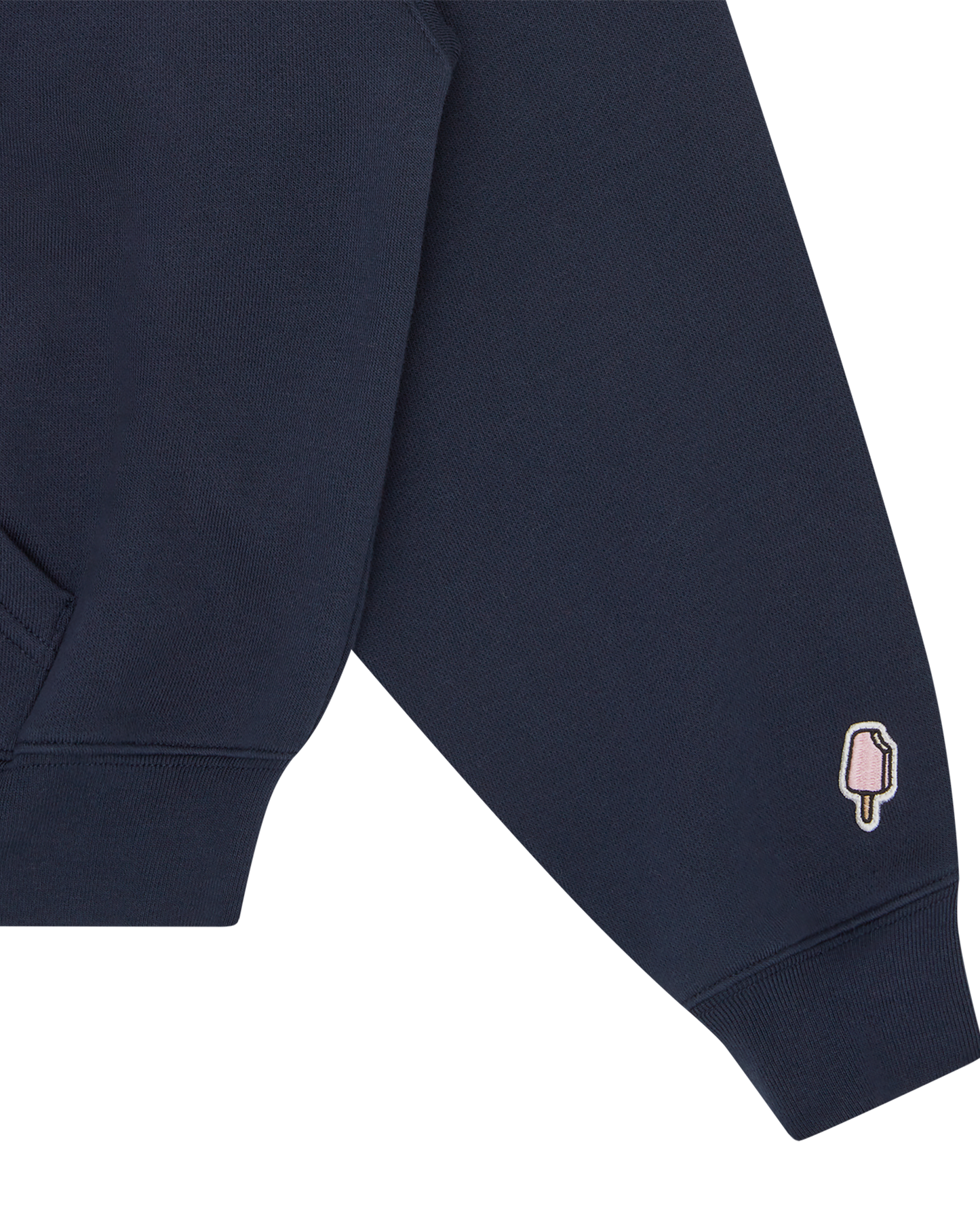 Womens Cone Cropped Zip Through Hood
