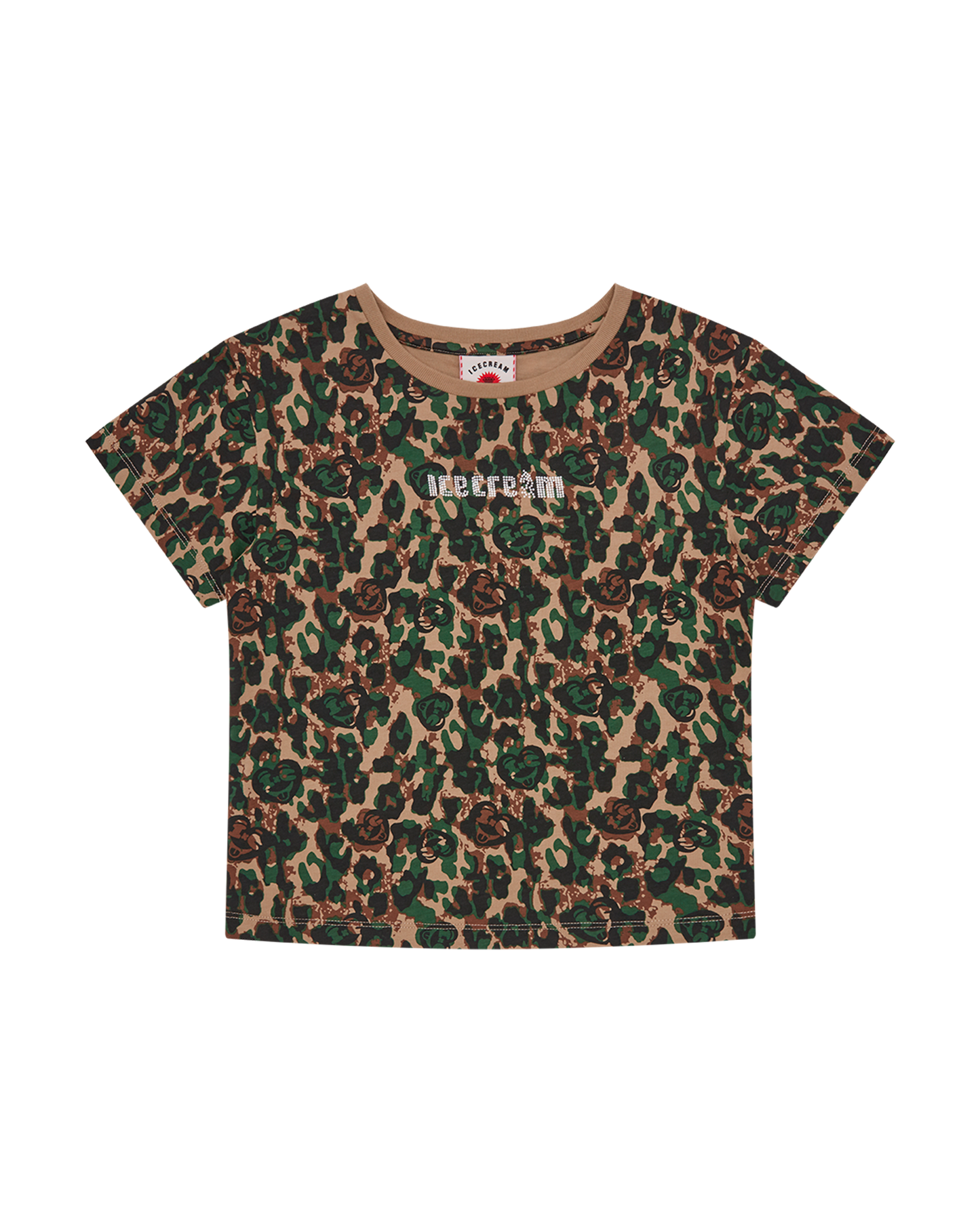 Womens Crystal Soft Serve Baby Tee