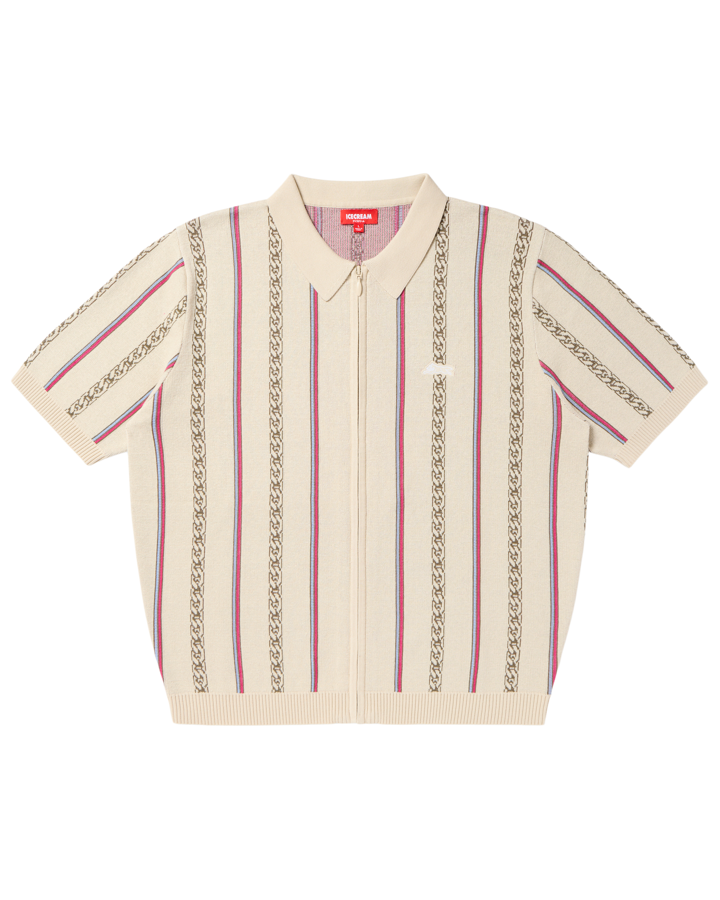 Chain Polo Sweater