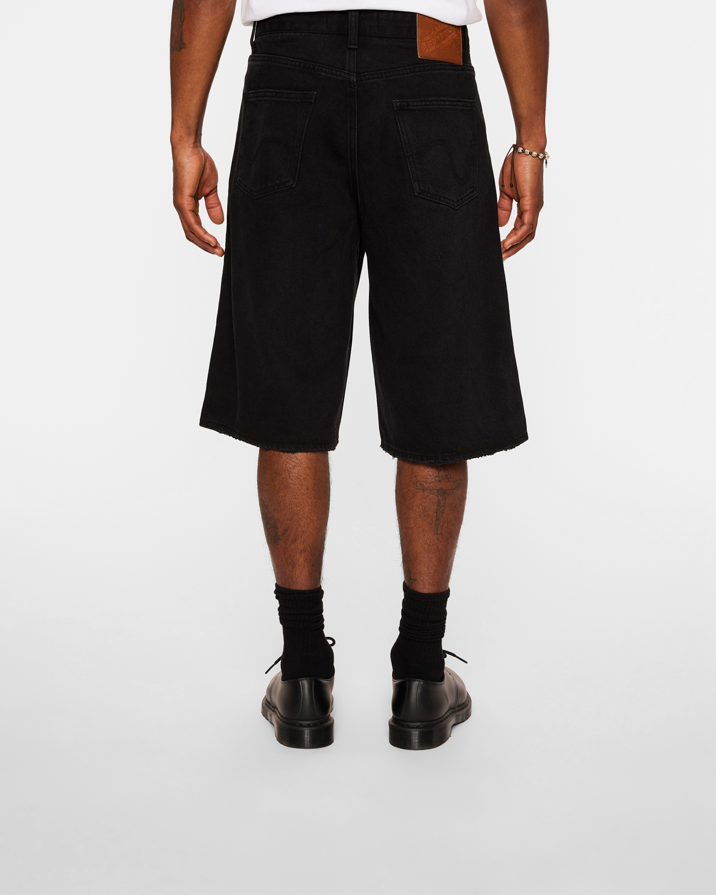 Big Black Jean Shorts
