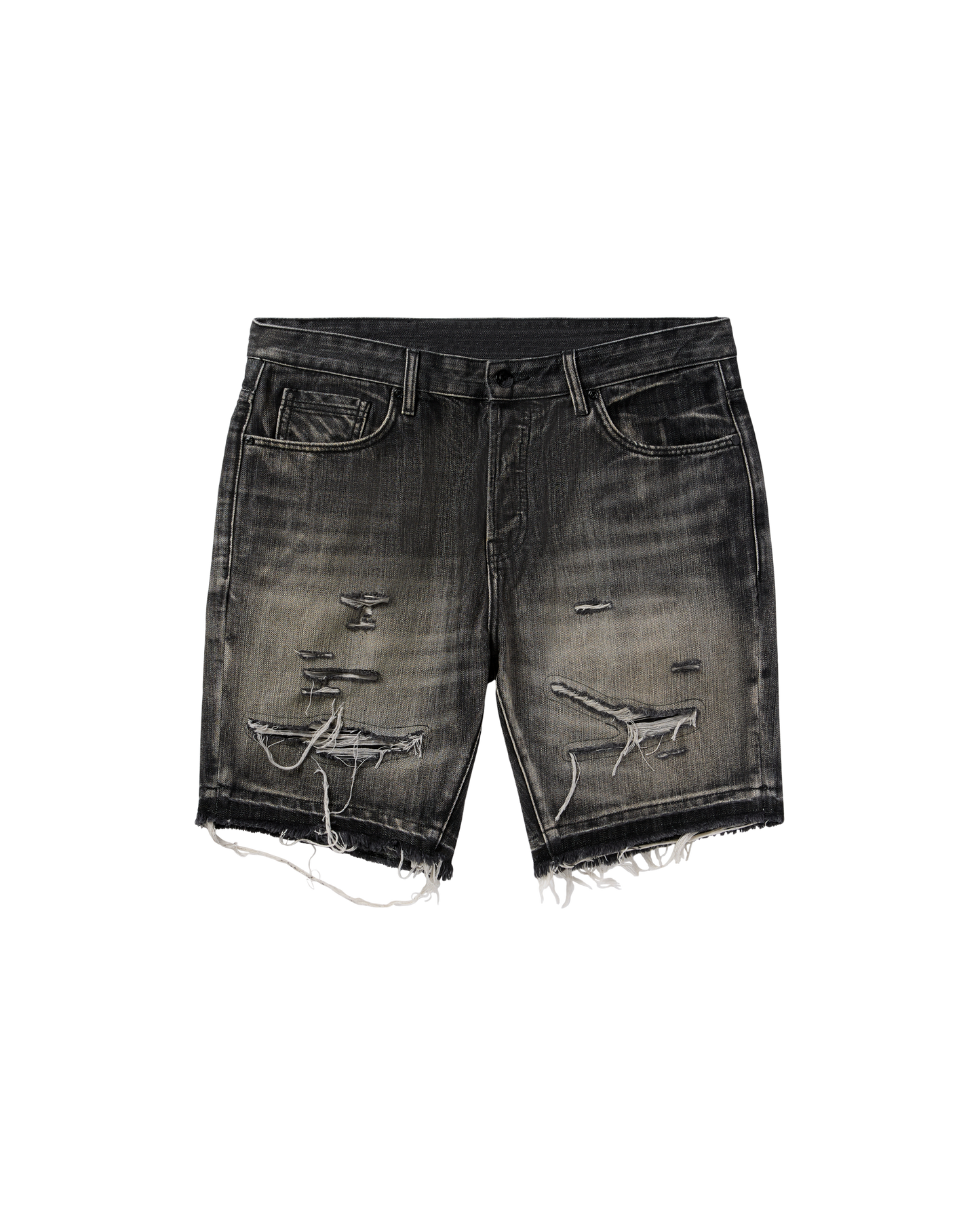 Cadet Crater Black Jean Shorts