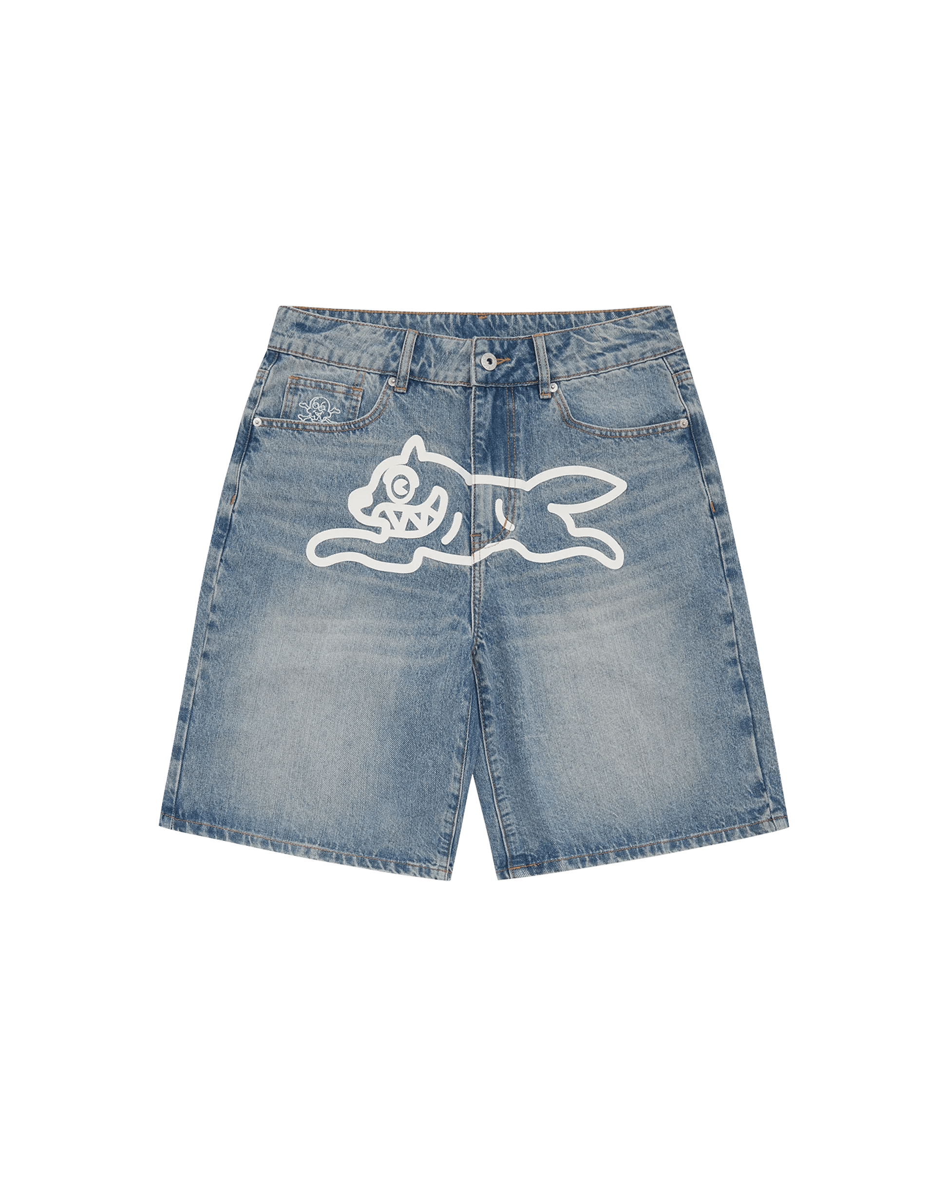 Running Dog Denim Shorts - Icecream Europe