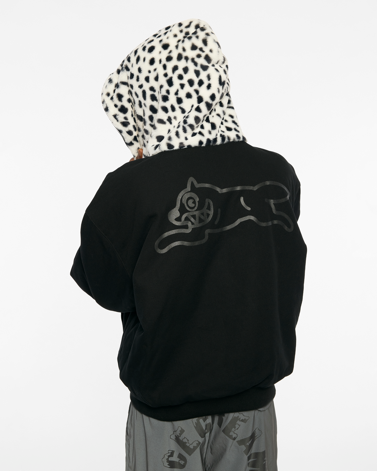 Faux Fur Full-Zip Hoodie