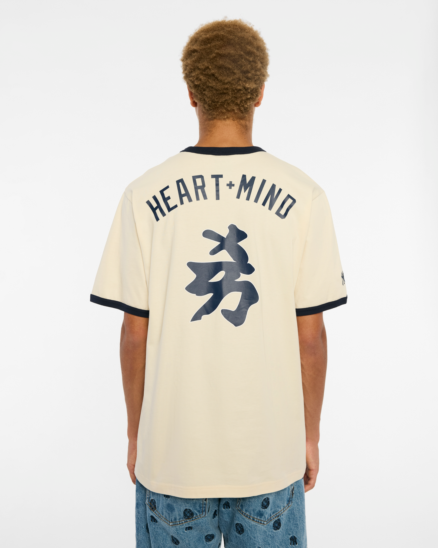 NY Yankees Heart + Mind Ringer Tee