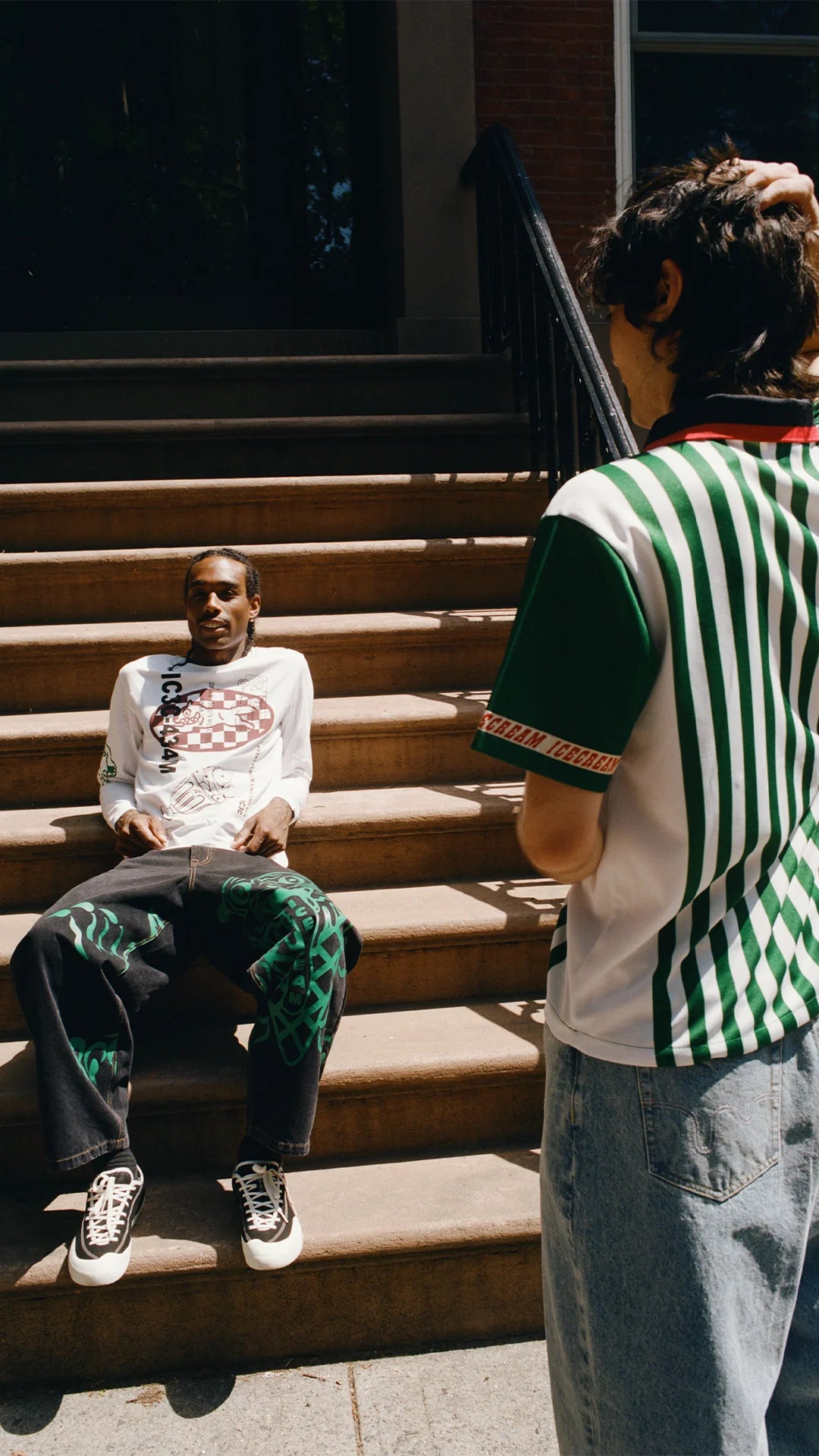 【BILLIONAIRE BOYS CLUB】 要在庫確認 ストライプ クルーネック Billionaire Boys Club & ICECREAM | US Official Site