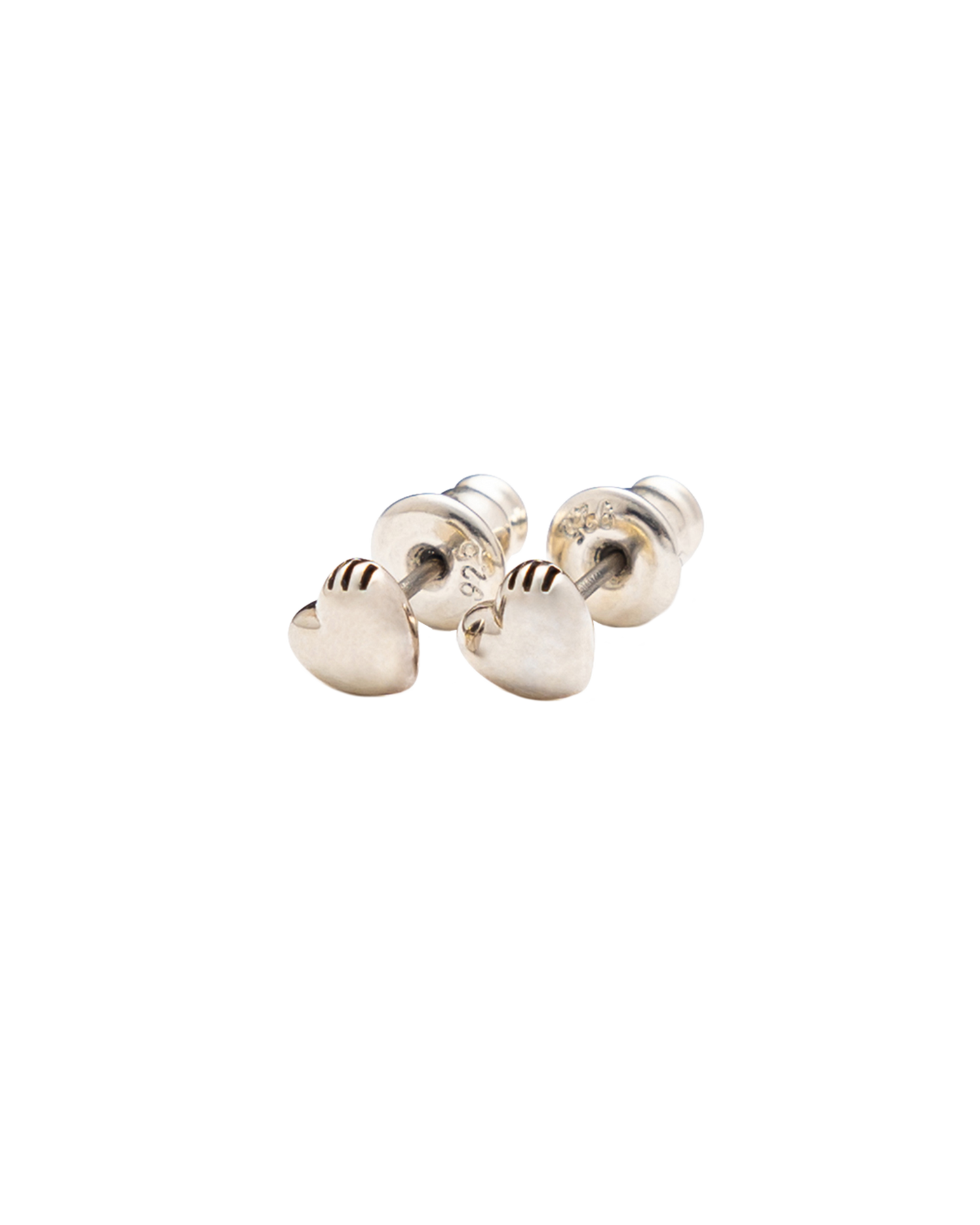Heart Silver Earrings